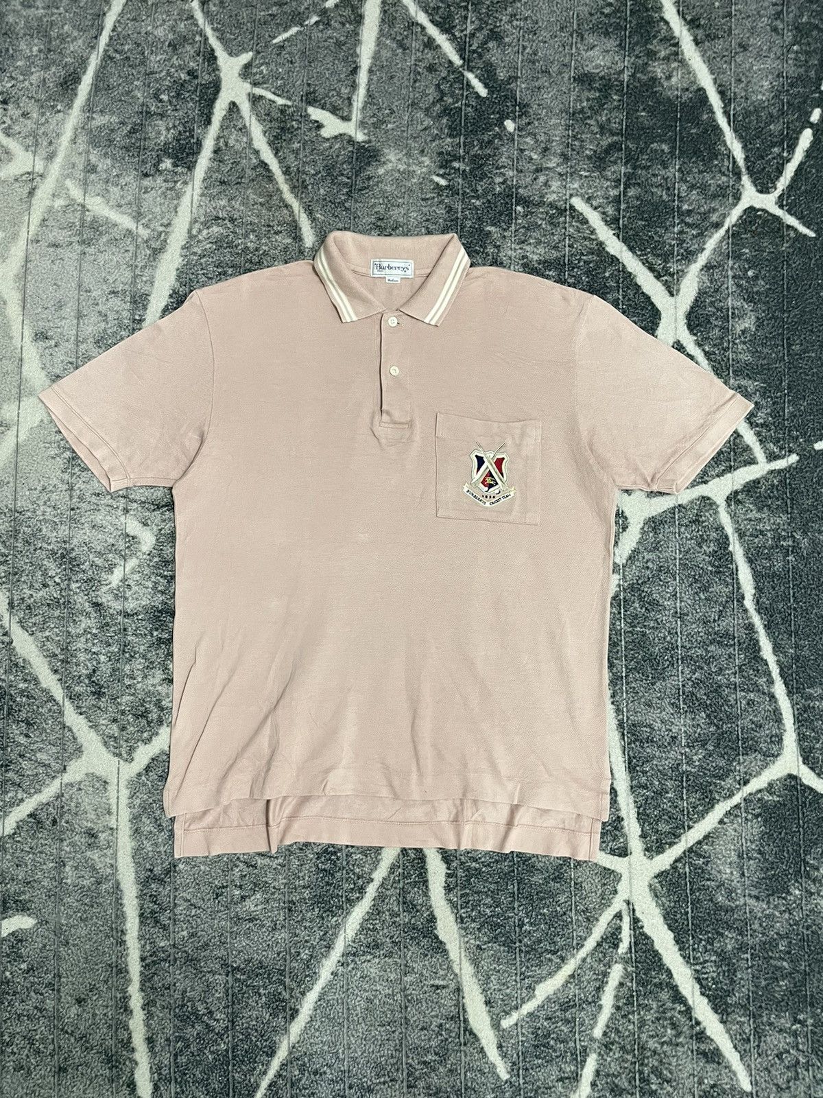Burberry × Vintage VINTAGE BURBERRYS CRICKET TEAM POLO TEE Size US M / EU 48-50 / 2 - 1 Thumbnail