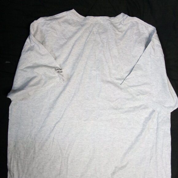 Vintage Vintage Bad Kitty Petting Instructions Funny Diagram T-Shirt Size US XXL / EU 58 / 5 - 8 Thumbnail