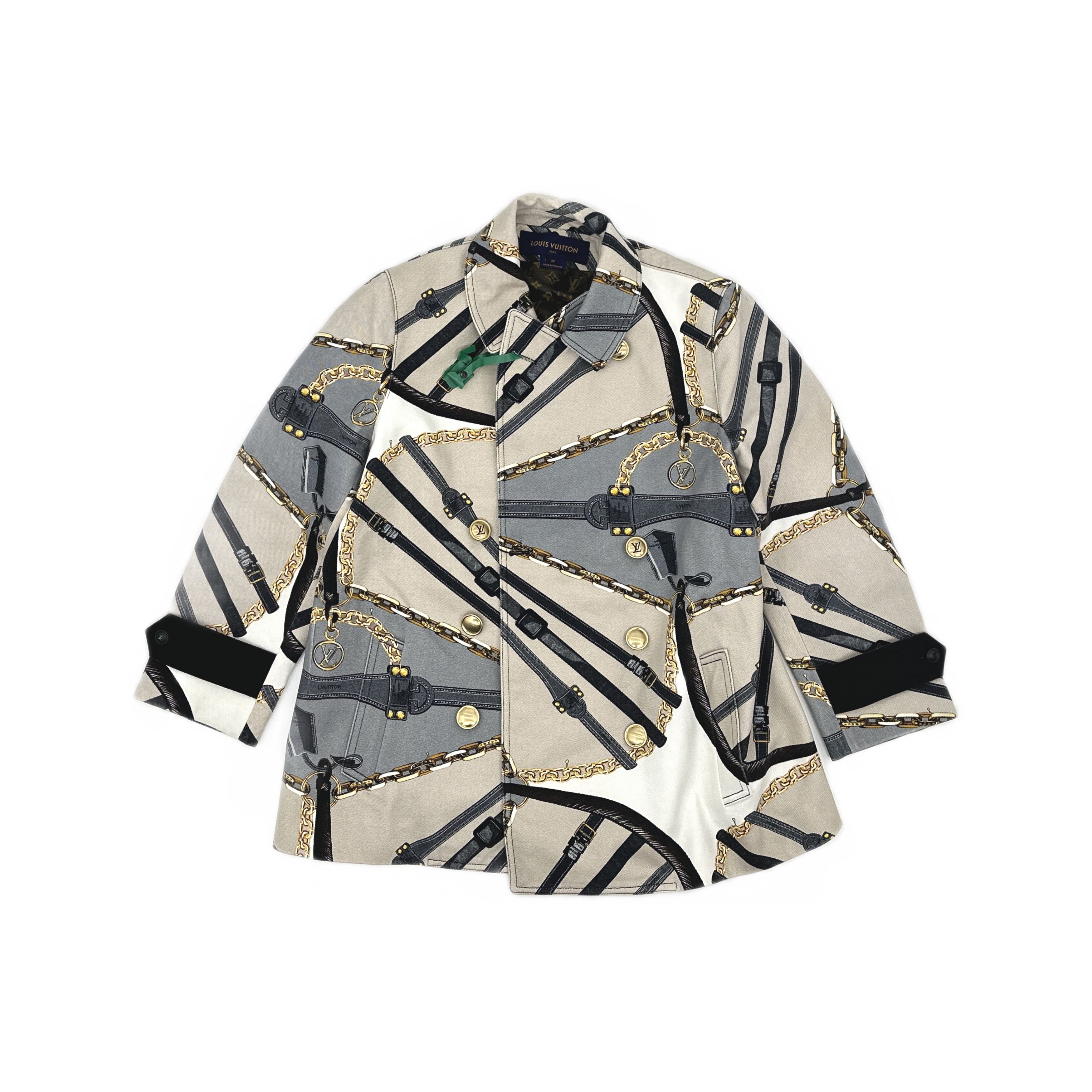 Louis Vuitton Louis Vuitton SS22 Chain Print Jacket Size 38 Size S / US 4 / IT 40 - 1 Thumbnail