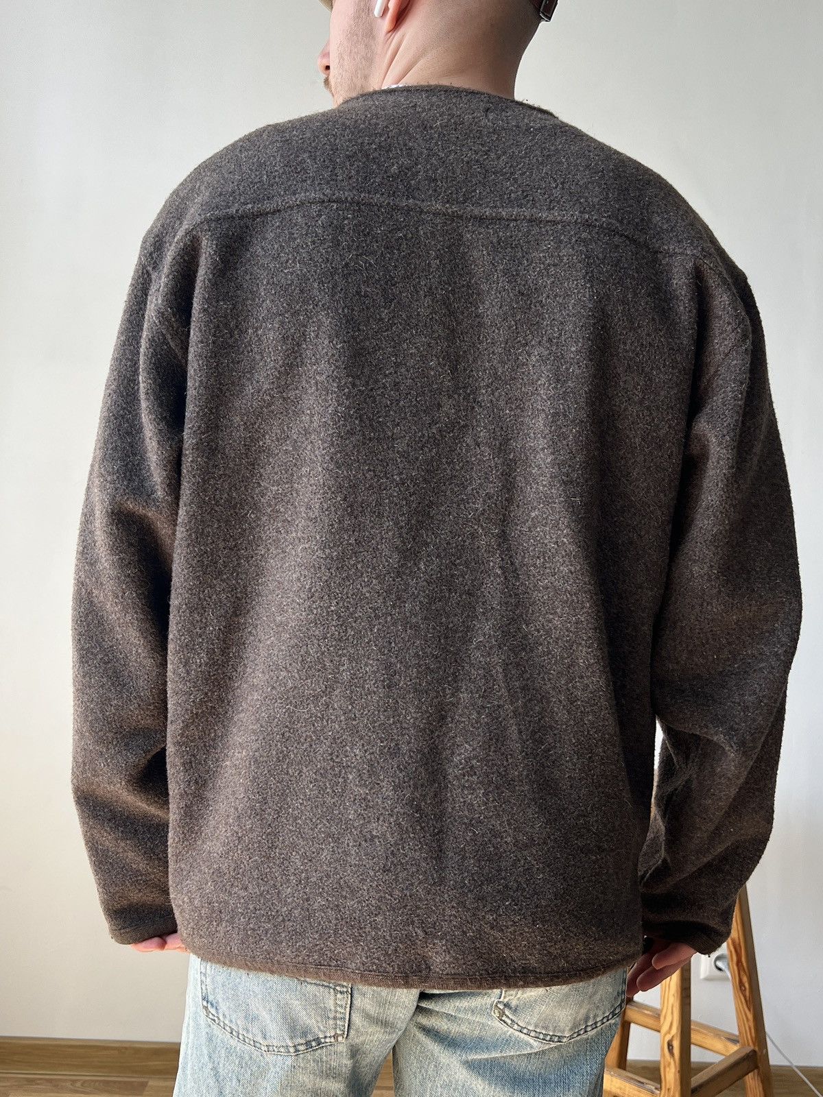 Other Vintage Paperwork Denmark Utility Wool Cardigan Jacket M Size US M / EU 48-50 / 2 - 3 Thumbnail
