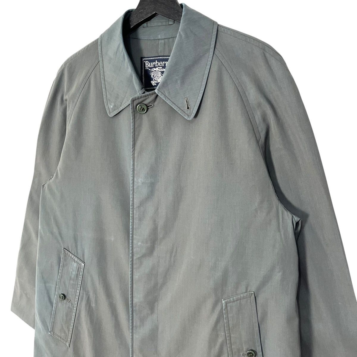 Burberry × Vintage Vintage 90s Burberrys Nylon Trench Coat Size US M / EU 48-50 / 2 - 4 Thumbnail