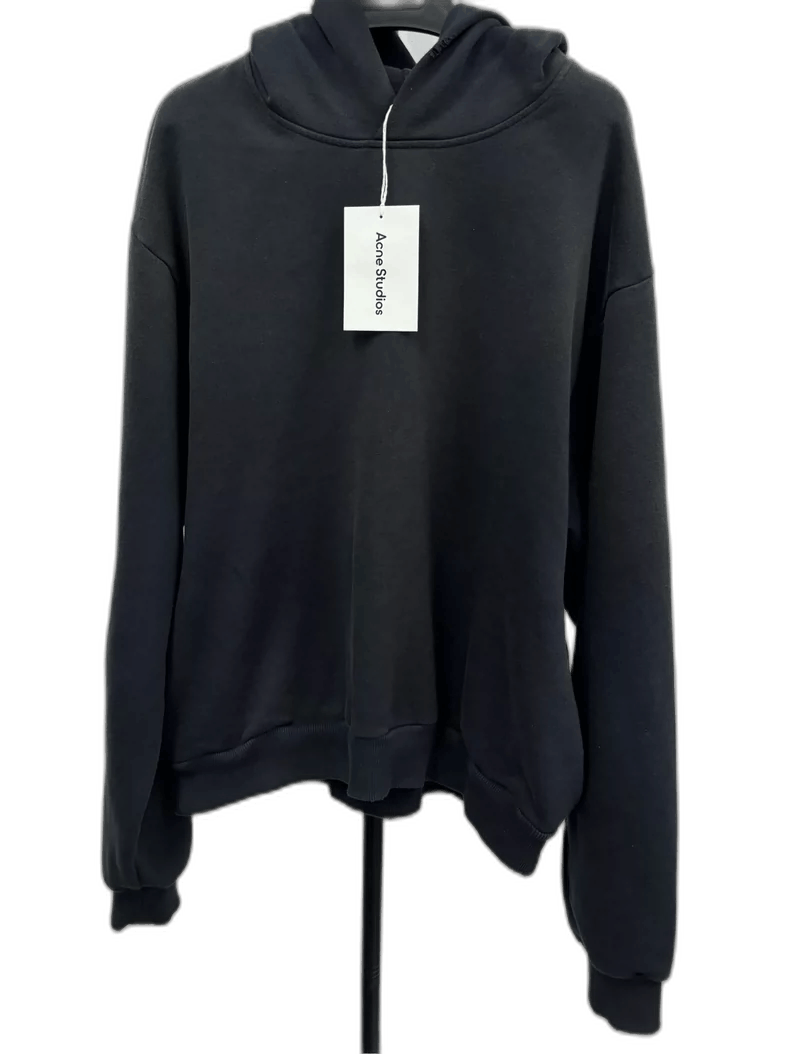 Acne Studios Acne Studios Black Hooded Sweatshirt Size S Size US S / EU 44-46 / 1 - 1 Thumbnail