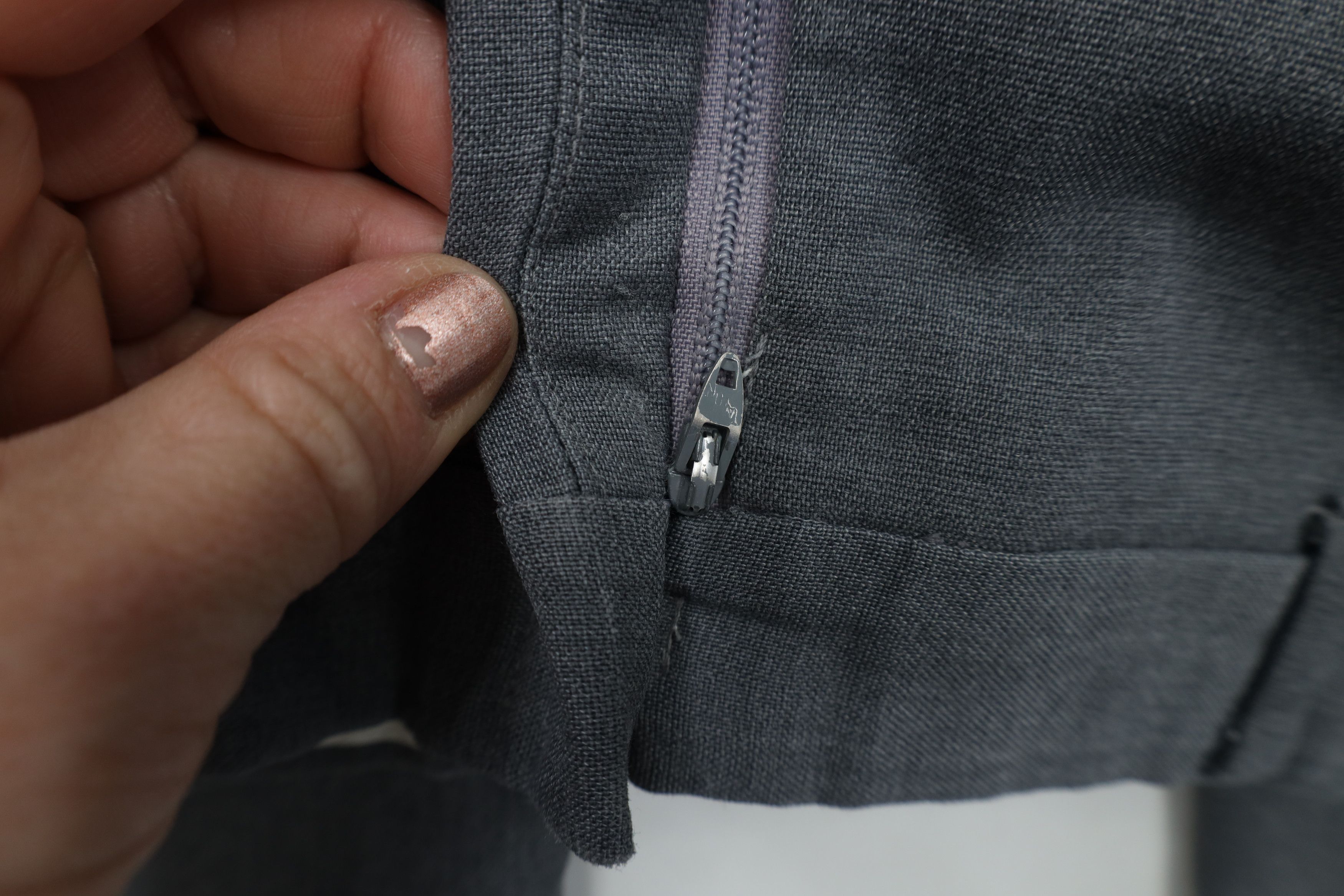 Vintage Vintage 70s Streetwear Wool Blend Wide Leg Chino Pants Gray Size US 34 / EU 50 - 10 Thumbnail