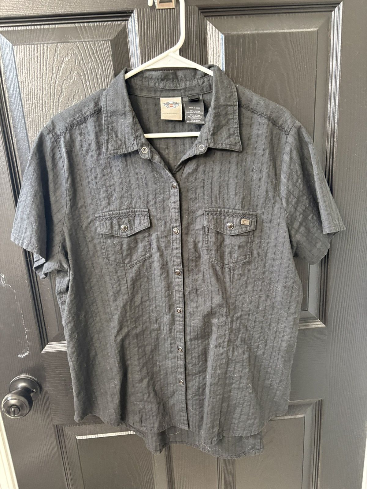 Harley Davidson Harley Davidson Button Up with graphic on the back Size US XL / EU 56 / 4 - 1 Thumbnail
