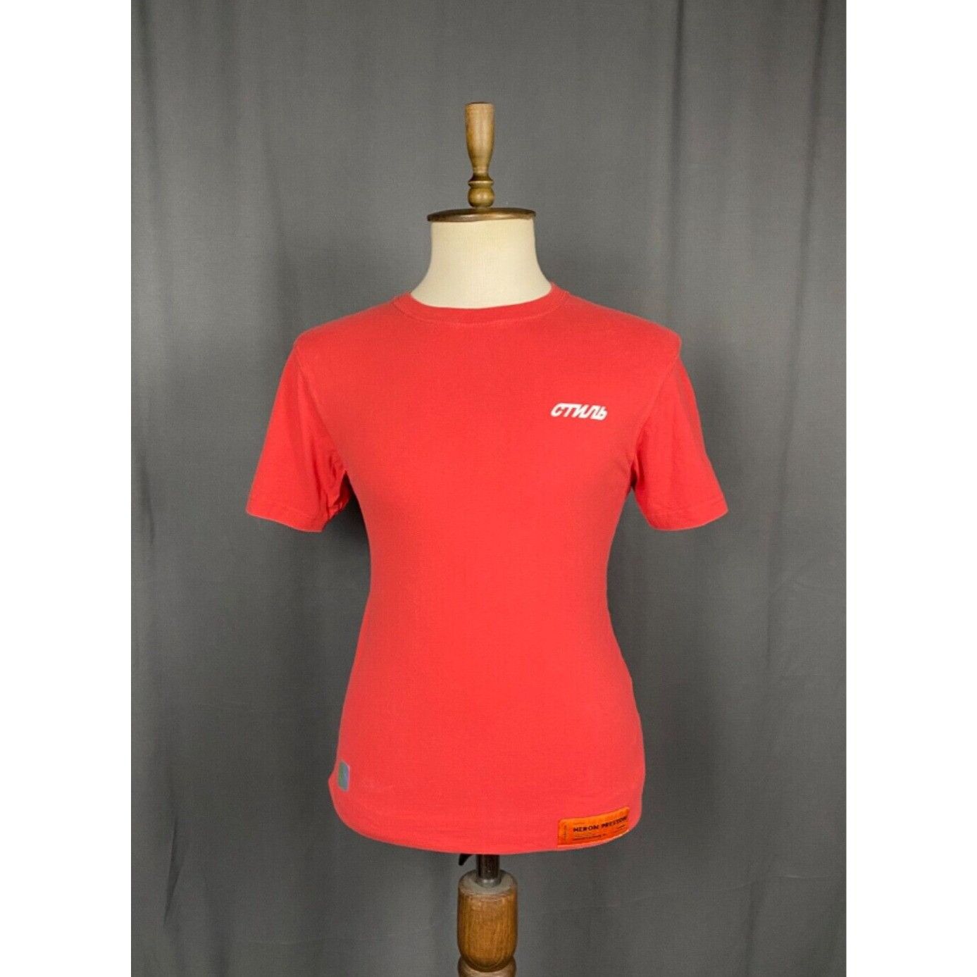 Heron Preston Heron Preston Big Logo Men's Red T-Shirt Size S Size US S / EU 44-46 / 1 - 1 Thumbnail
