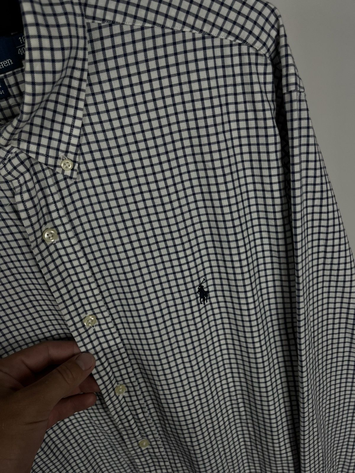 Polo Ralph Lauren Polo Ralph Lauren Checked Shirt Yarmouth 16 40/41 Cotton Size US L / EU 52-54 / 3 - 4 Thumbnail
