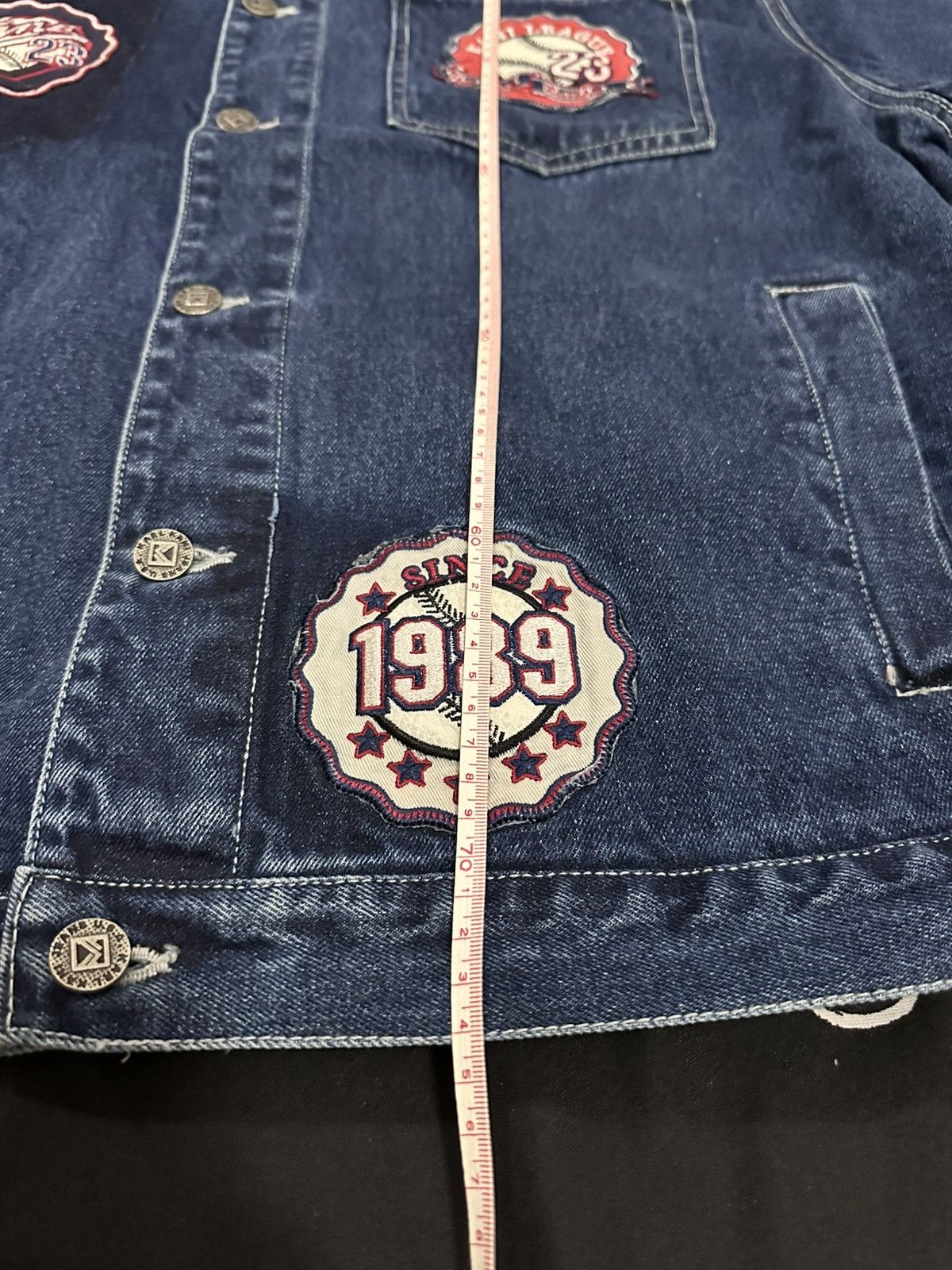 Karl Kani × Vintage Vintage Rare Karl Kani Embroidered Denim Jacket 90’s 2pac Size US XL / EU 56 / 4 - 8 Thumbnail