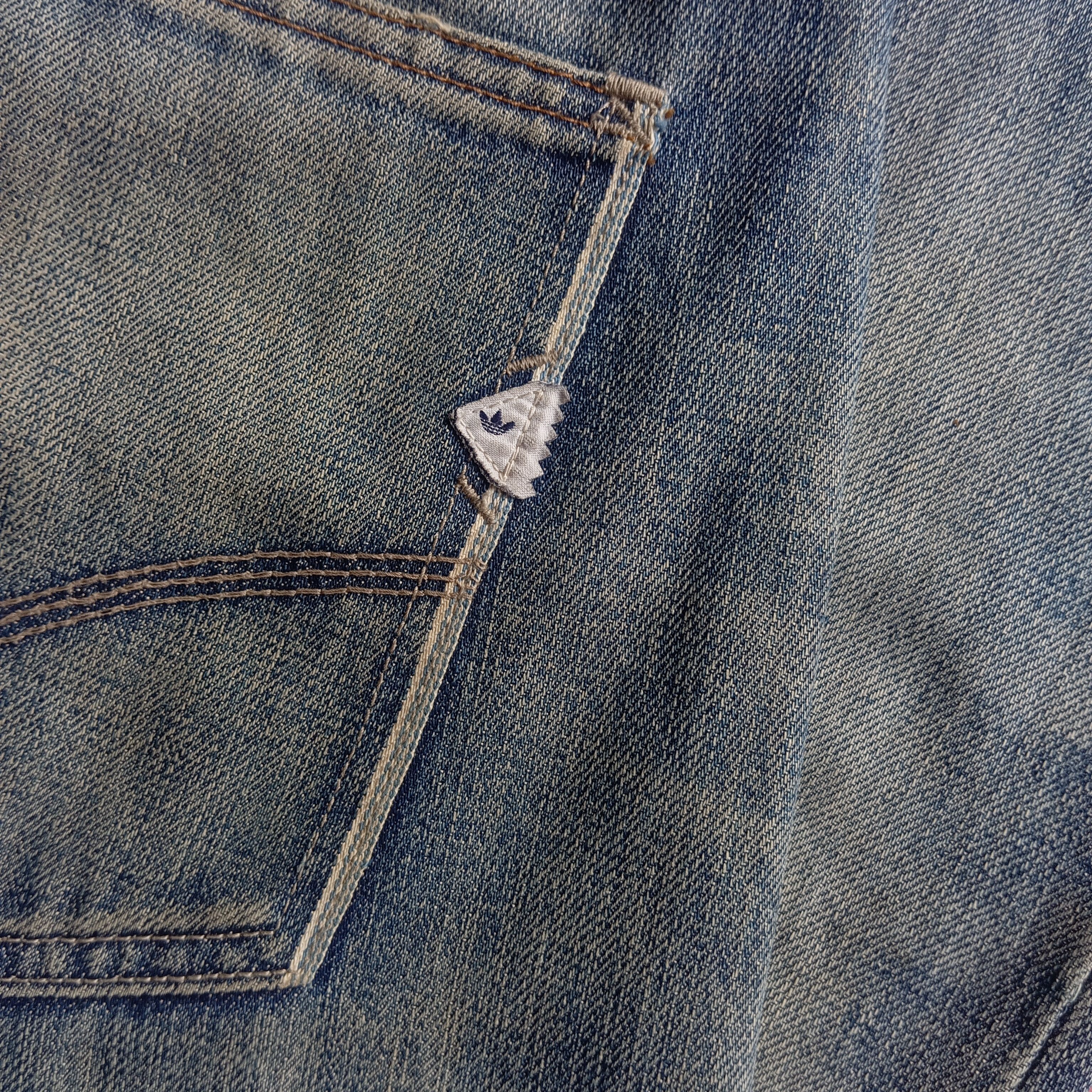 Adidas Adidas conductor distressed denim selvedge trousers Size US 30 / EU 46 - 2 Thumbnail