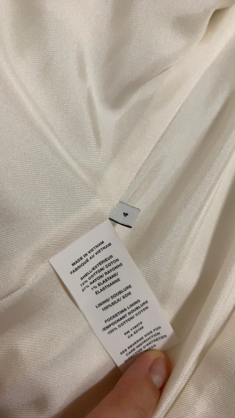Helmut Lang HELMUT LANG size4 White small suit jacket Size M / US 6-8 / IT 42-44 - 4 Thumbnail