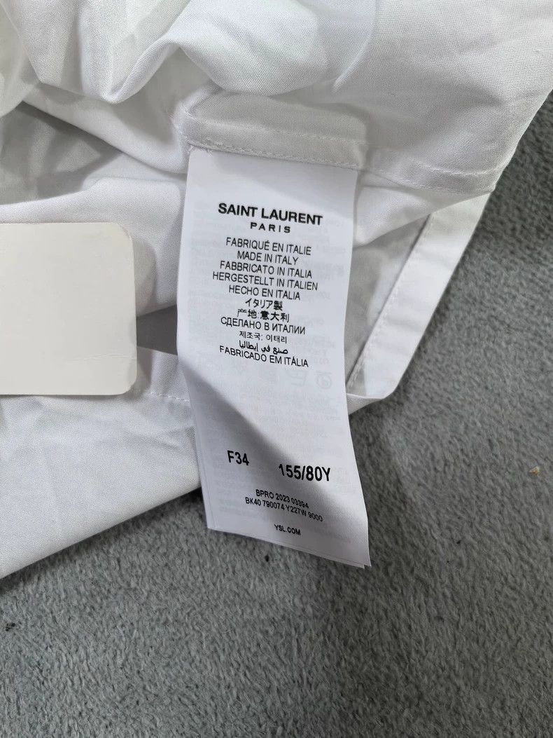 Saint Laurent Paris saint Laurent parisWhite vest 2503-Nextarrow Size XXS / US 00 / IT 34 - 3 Thumbnail