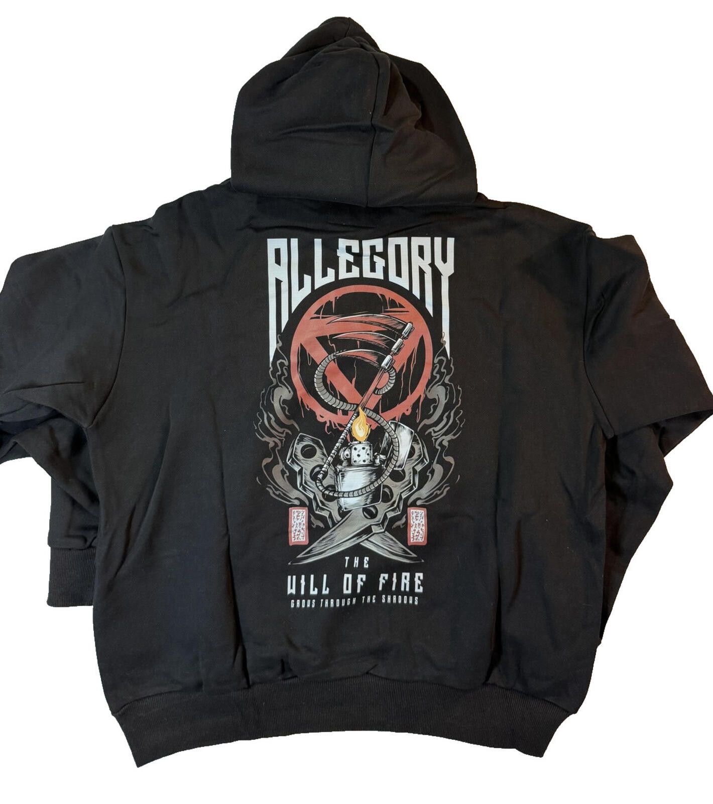 Allegri Allegory Hoodie Mens M Will Of Fire Ninja Anime Streetwear Size US M / EU 48-50 / 2 - 1 Thumbnail