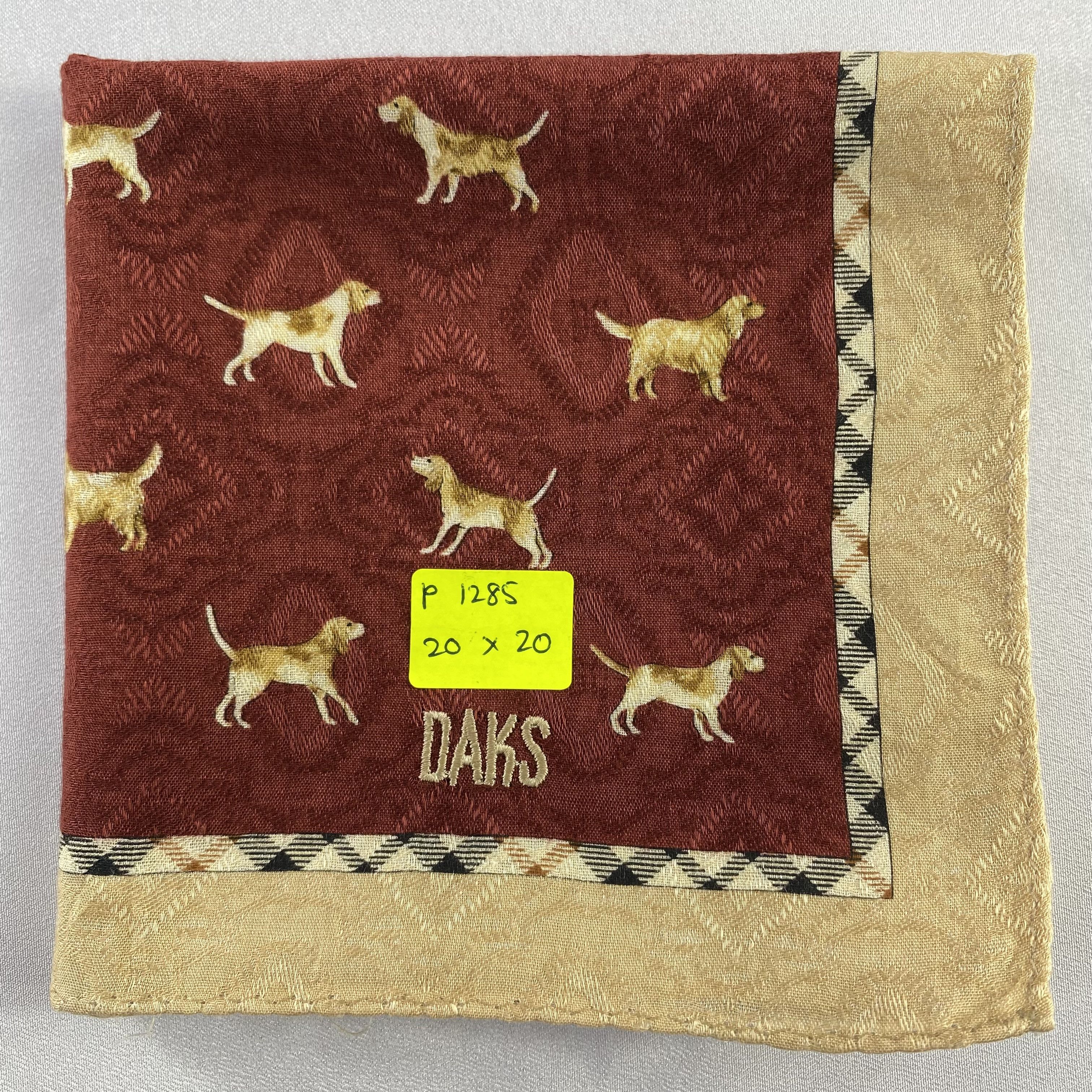 DAKS × Vintage Daks London Bandana/ Handkerchief / Neckerchief-P1285 Size ONE SIZE - 5 Thumbnail