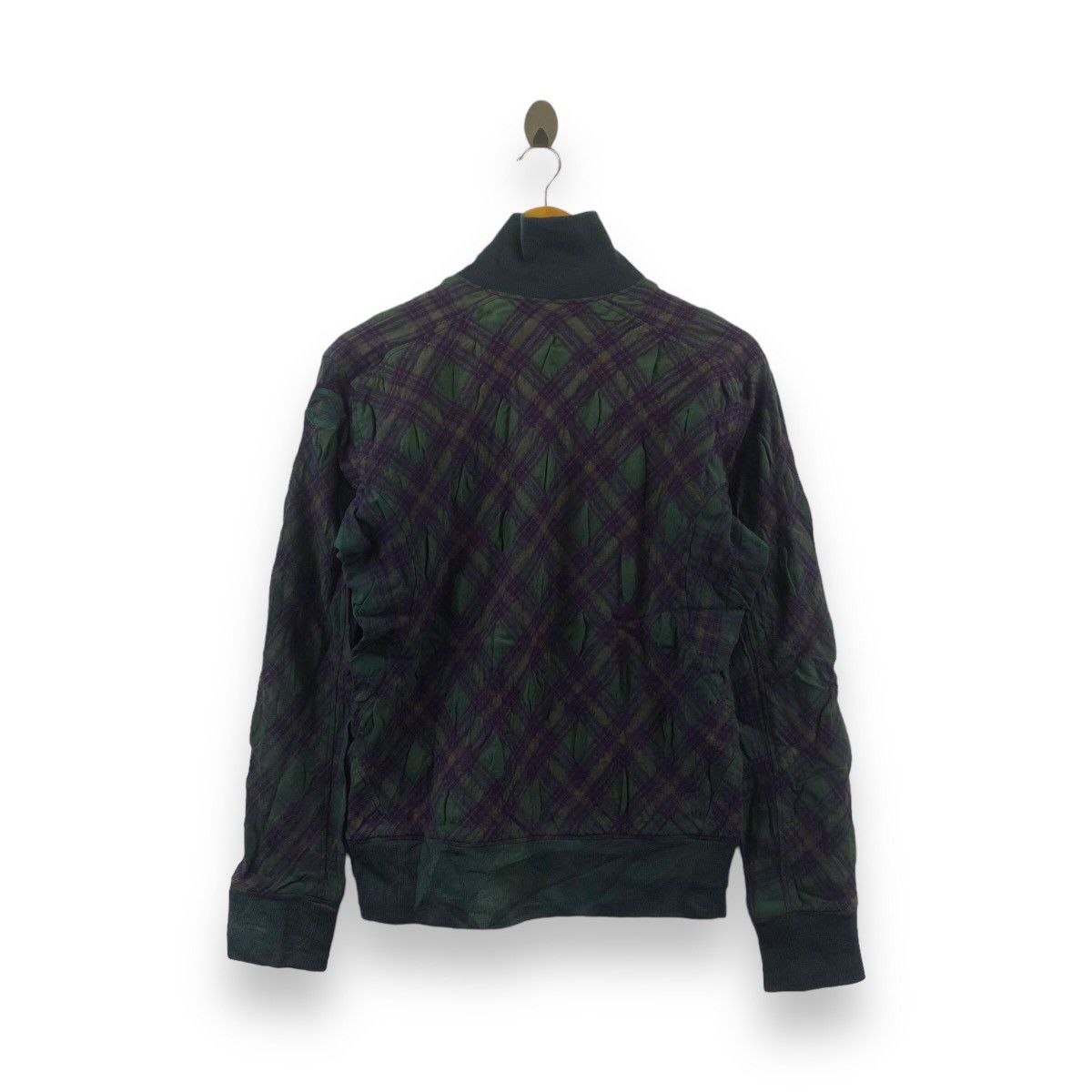 Yohji Yamamoto Y3 YOHJI YAMAMOTO Full Zipper Checkered Outerwear Sweater Size US XS / EU 42 / 0 - 4 Thumbnail