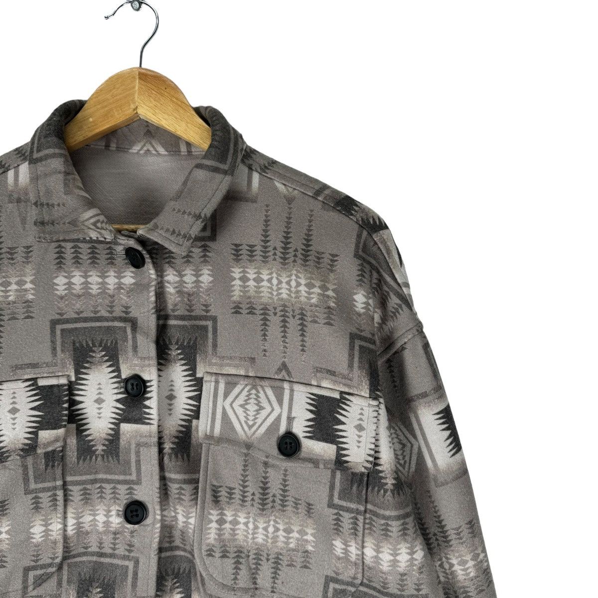 Ciaopanic × Native ❄️CIAOPANIC NATIVE AZTEC BUTTON FLANNEL JACKET Size S / US 4 / IT 40 - 3 Thumbnail