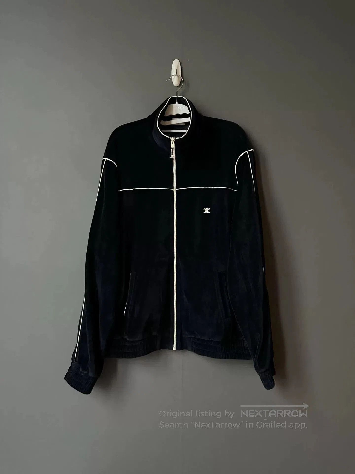 Celine celine blue velvet jacket in size XXL. Size US XXL / EU 58 / 5 - 1 Thumbnail