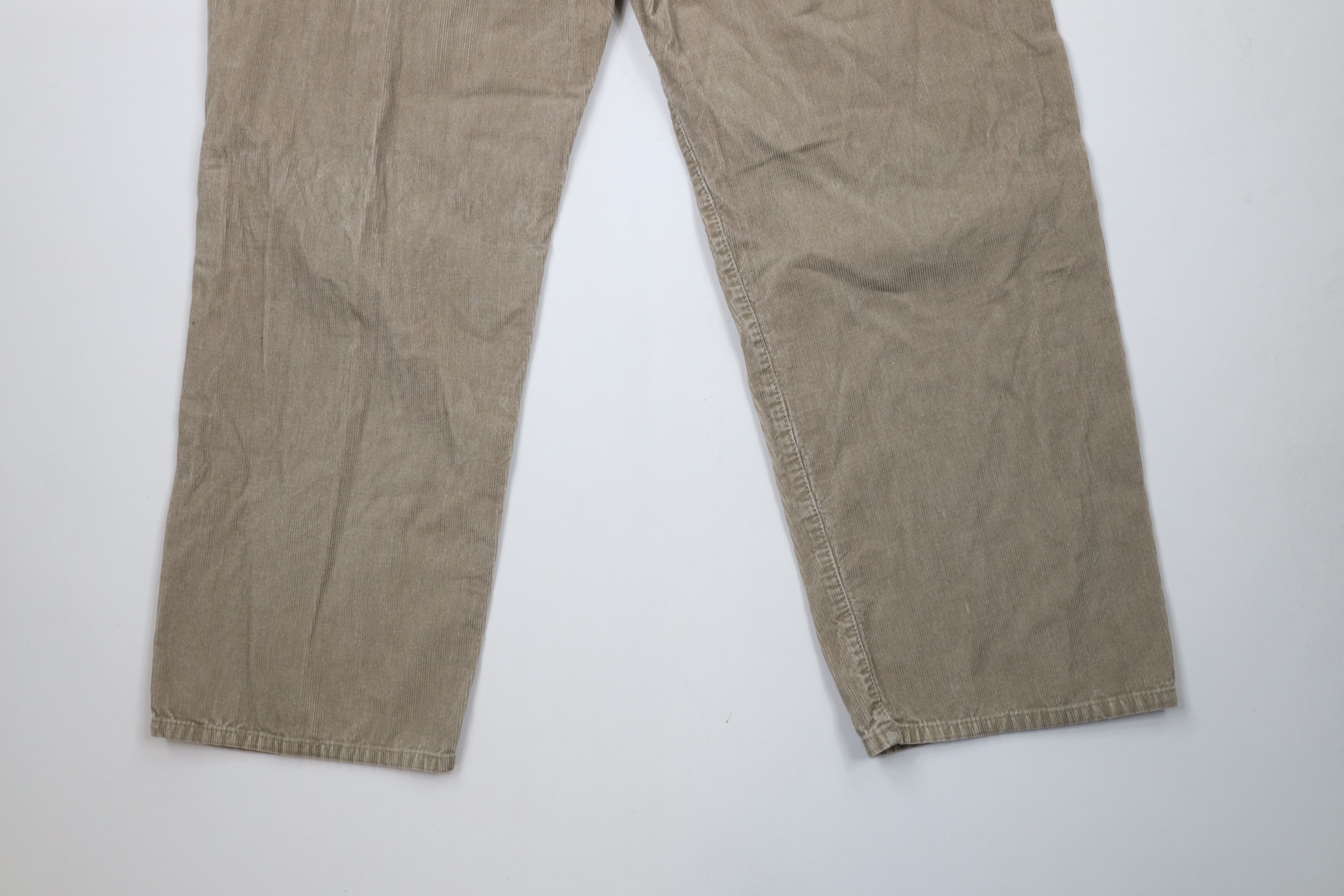 Calvin Klein × Vintage Vintage Calvin Klein Straight Wide Leg Corduroy Chino Pants Size US 42 / EU 58 - 14 Thumbnail