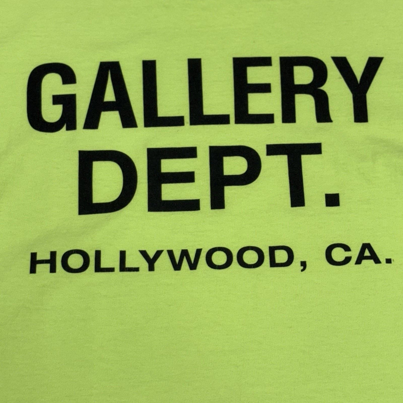 Gallery Dept. Gallery Dept Souvenir Tee ' Lime Green ' | ONLY WORN 1x Size US L / EU 52-54 / 3 - 12 Thumbnail