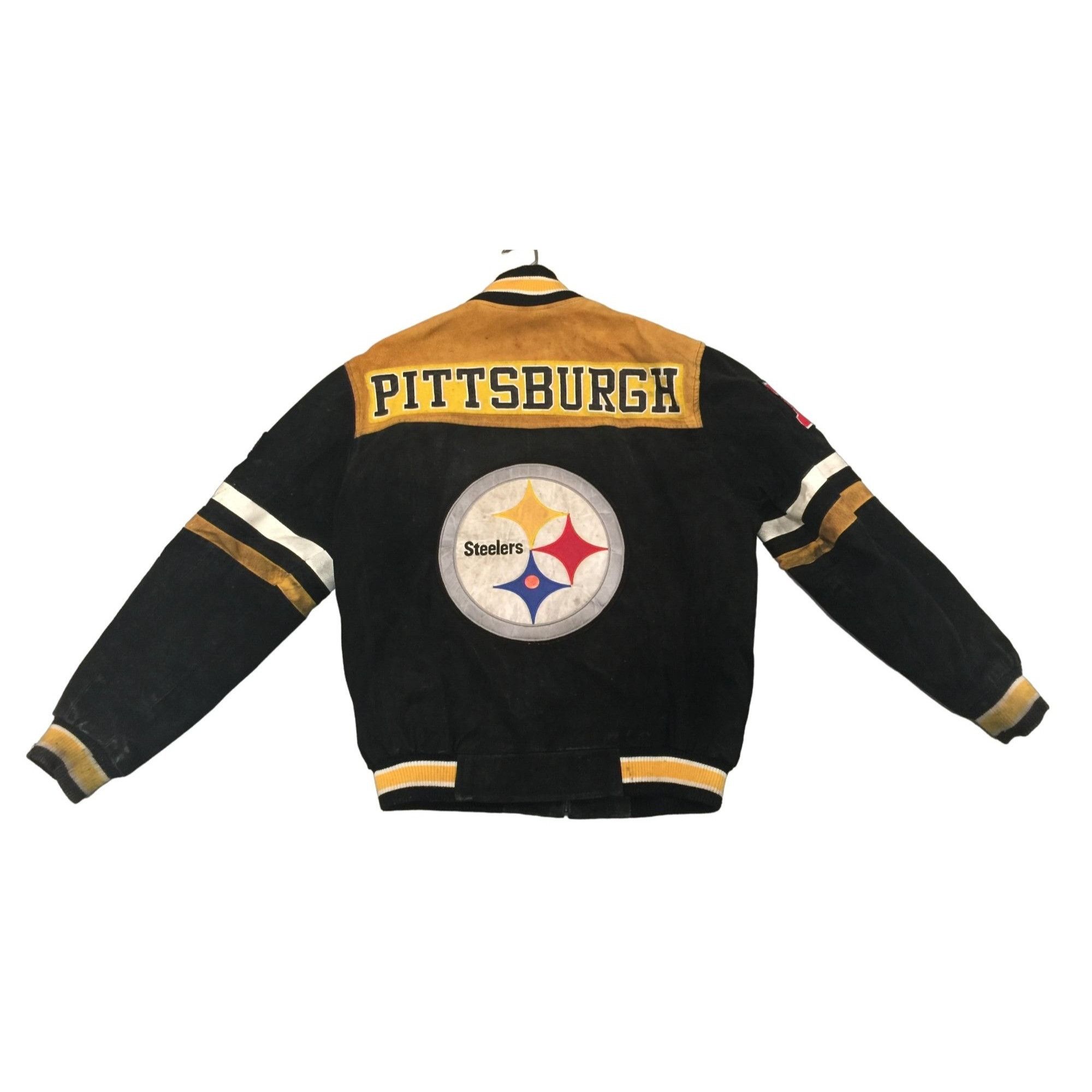 NFL NFL Pittsburgh Steelers Men's Size Medium Full Zip Up Jacket Size US M / EU 48-50 / 2 - 2 Thumbnail
