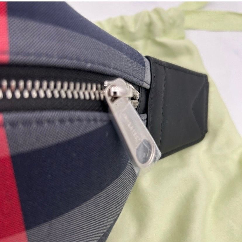 Burberry Women's Burberry Sonny check Belt bag adjustable navy blue Size ONE SIZE - 5 Thumbnail
