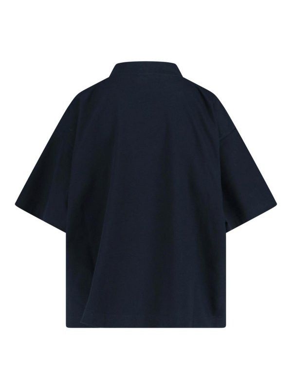 Balenciaga o1bcso1str0326 Nano BB Cropped T-Shirt in Black Size XS / US 0-2 / IT 36-38 - 2 Thumbnail