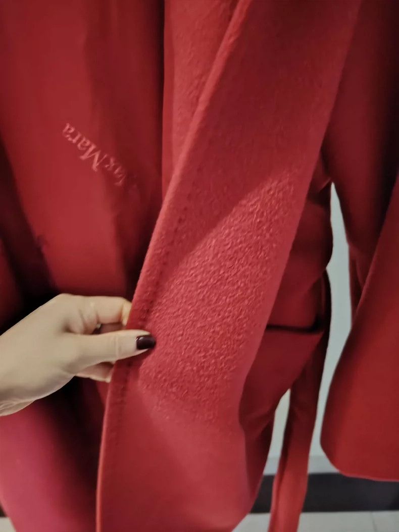Max Mara Max Mara Women's Rialto Classic Coat. Limited water ripple Size L / US 10 / IT 46 - 9 Thumbnail
