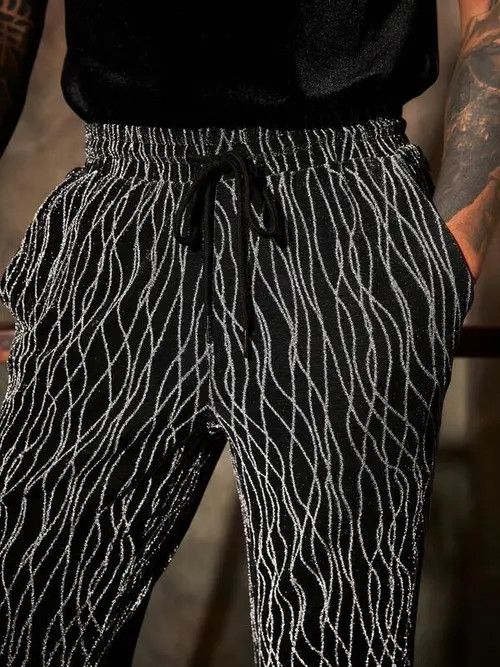 Japanese Brand × Vintage Casual flared sweatpants unique fashion Size US 32 / EU 48 - 3 Thumbnail