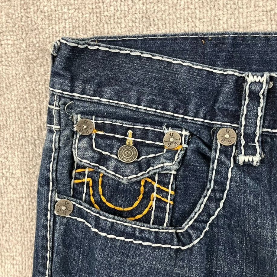 True Religion VINTAGE True Religion Jeans Mens 40x33 Straight Leg Denim Hip Hop 2000s Y2K Size US 40 / EU 56 - 7 Thumbnail