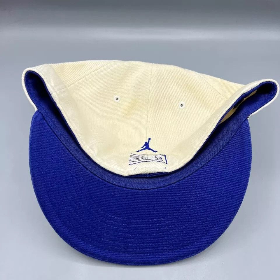 Jordan Brand Air Jordan J11 Hat Men 7 5/8 White Blue Jumpman Fitted Cap Size ONE SIZE - 6 Thumbnail