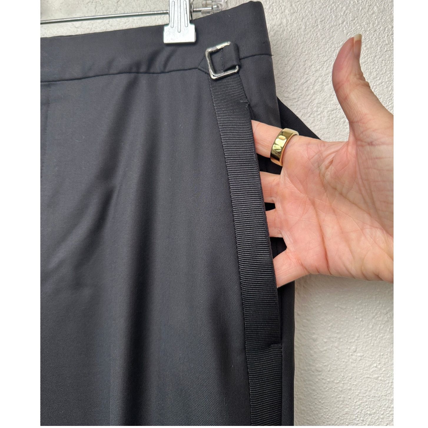 Tom Ford Tom Ford Black Tuxedo Trousers Size 46 Grosgrain Side Stripe Size US 30 / EU 46 - 4 Thumbnail