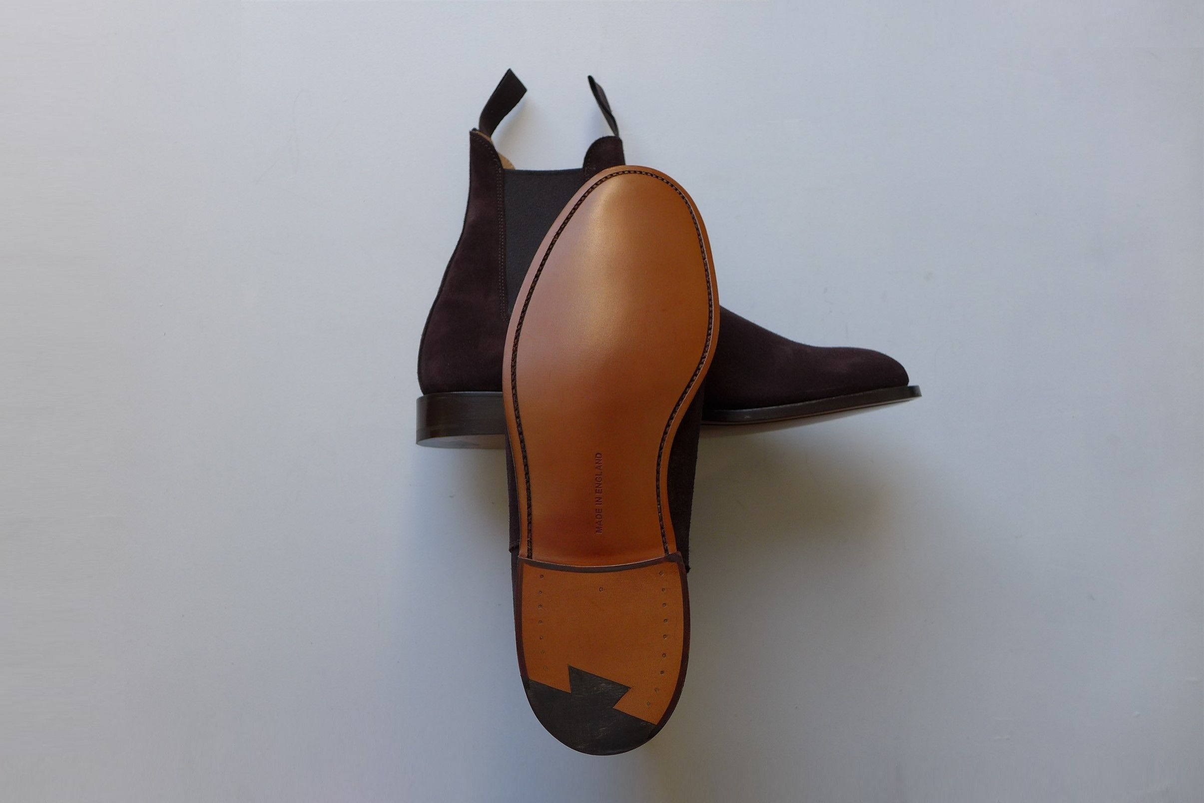 Tricker's Tricker's Gigio Chelsea Boots - Coffee Ox Reverse Suede Size US 8.5 / EU 41-42 - 17 Thumbnail