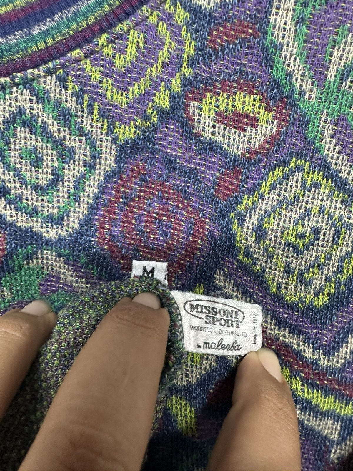 Missoni MISSONI SPORT x VINTAGE x MULTICOLOUR x RARE Size US XL / EU 56 / 4 - 4 Thumbnail