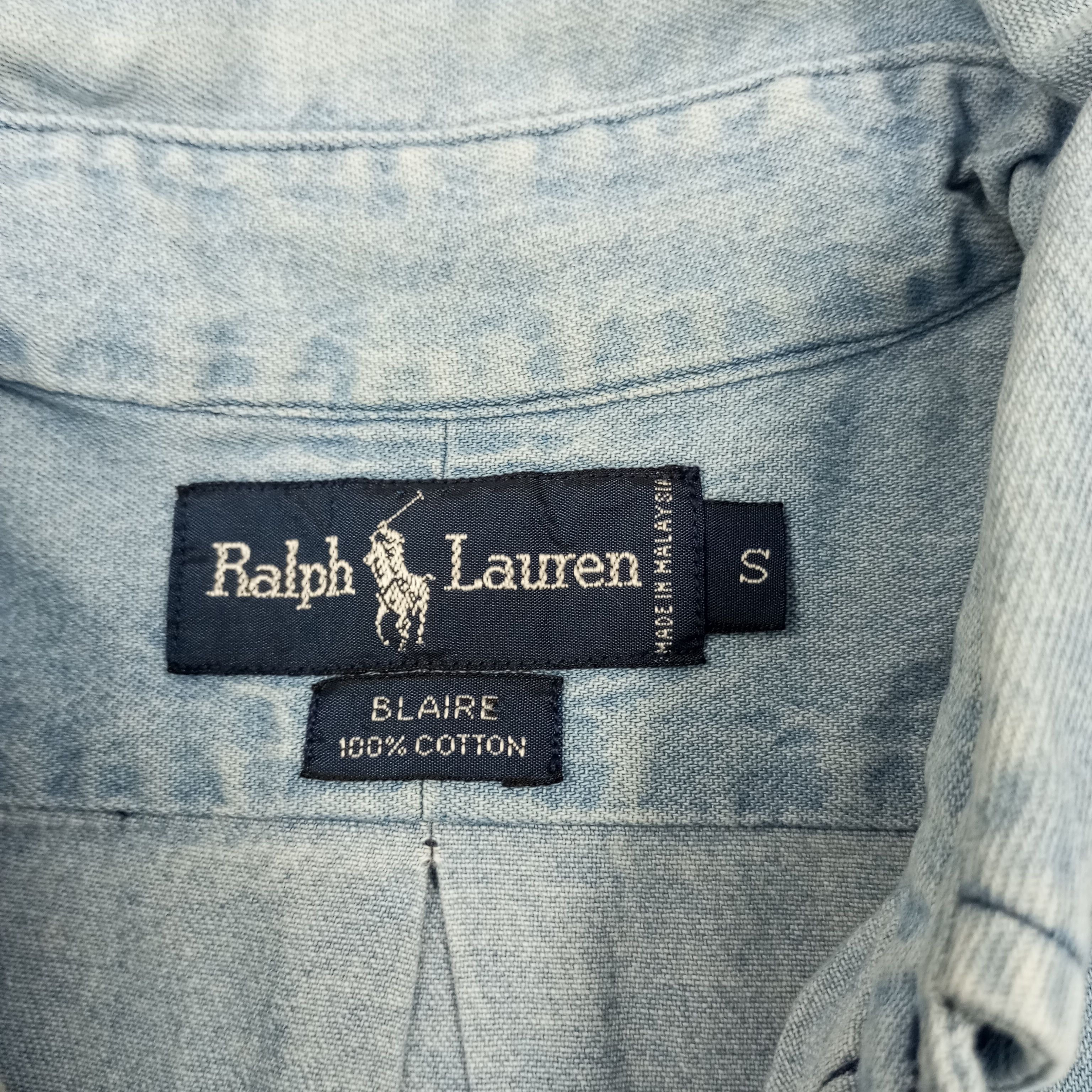 Ralph Lauren × Vintage Ralph Lauren Fashion Brand Small Logo Design Shirt Size US S / EU 44-46 / 1 - 4 Thumbnail