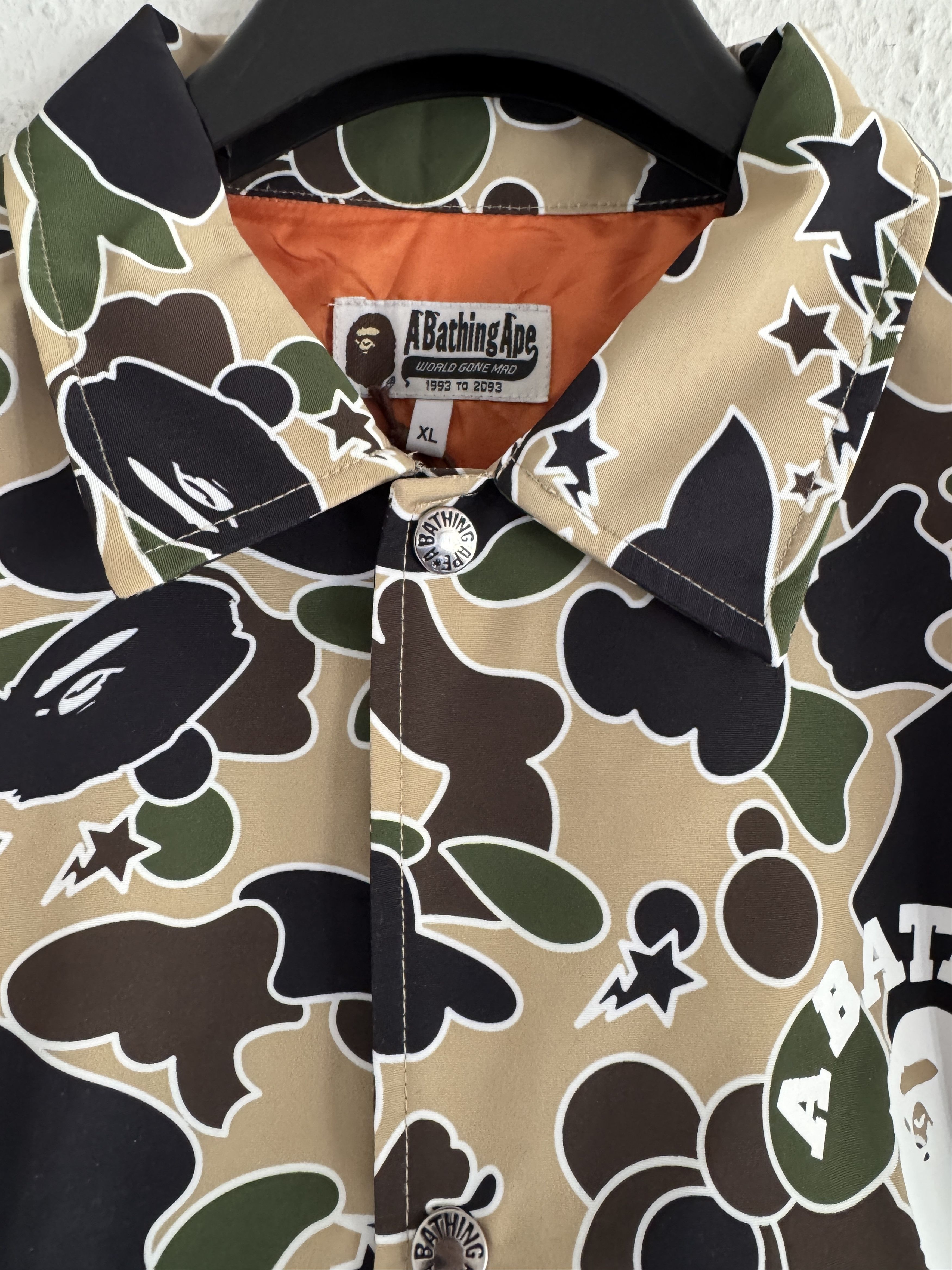 Bape Sta Camo Relaxed Coach Jacket Size US XL / EU 56 / 4 - 7 Thumbnail