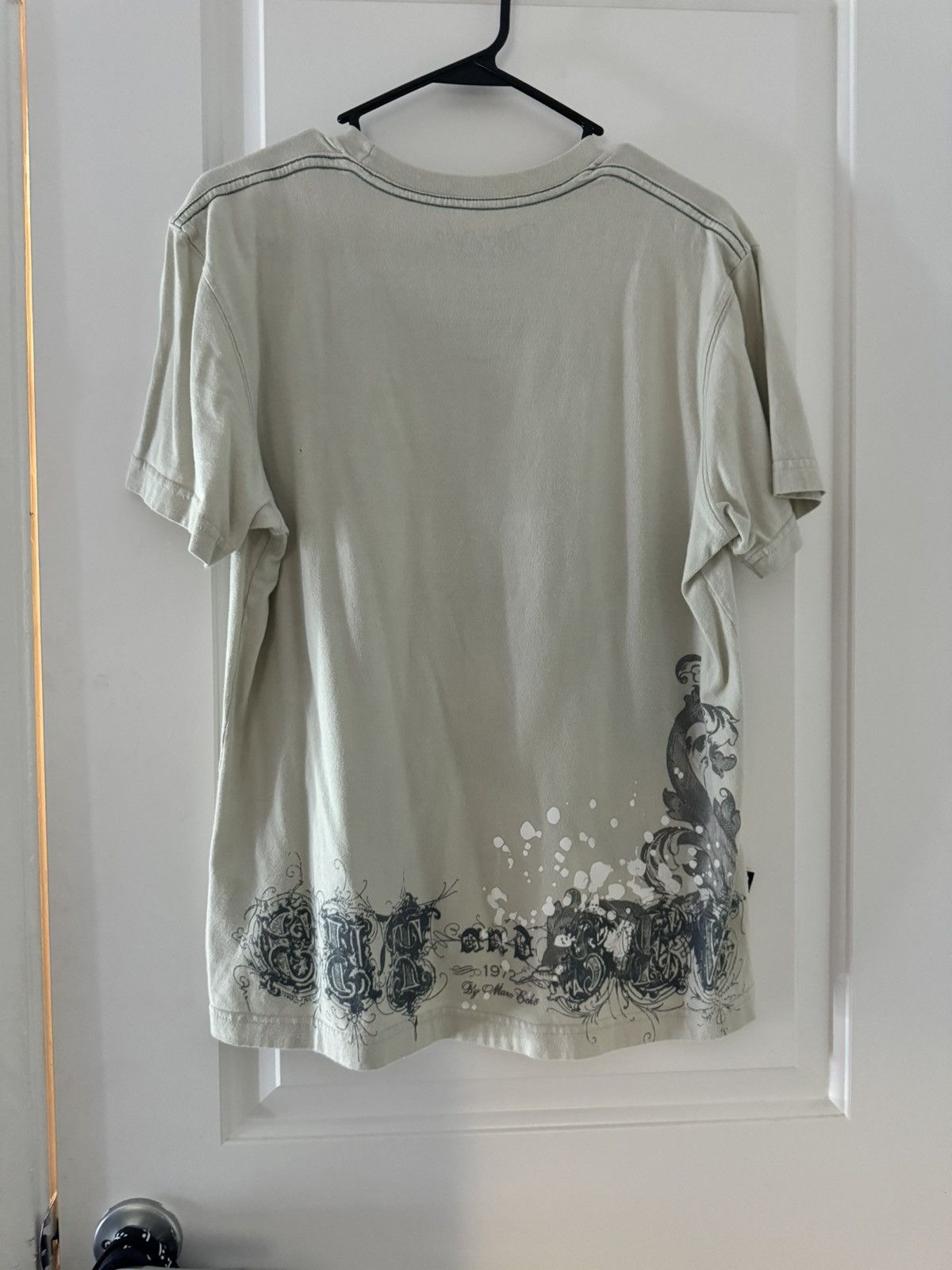 Marc Ecko Mark Ecko Men's Cream T-shirt Size US M / EU 48-50 / 2 - 2 Thumbnail