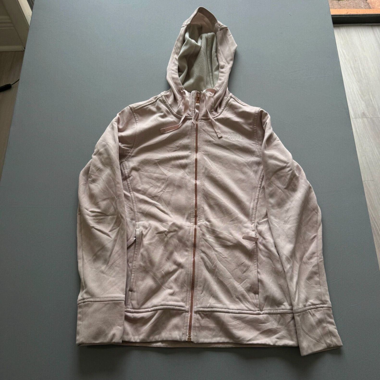 Rose gold north face hoodie on sale