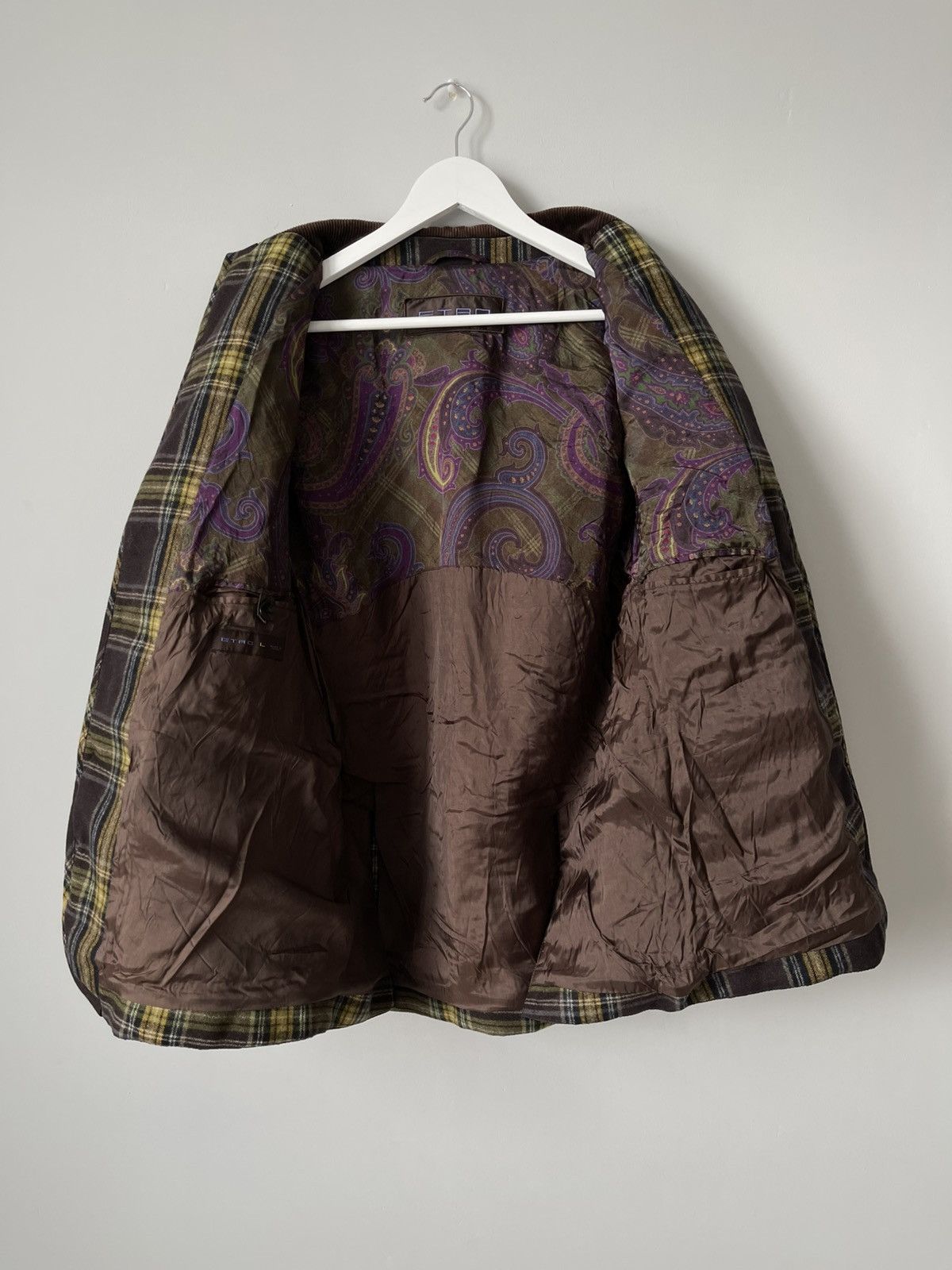 Etro Etro Milano Paisley Brown Quilted Blazer Jacket Coat Size US L / EU 52-54 / 3 - 10 Thumbnail