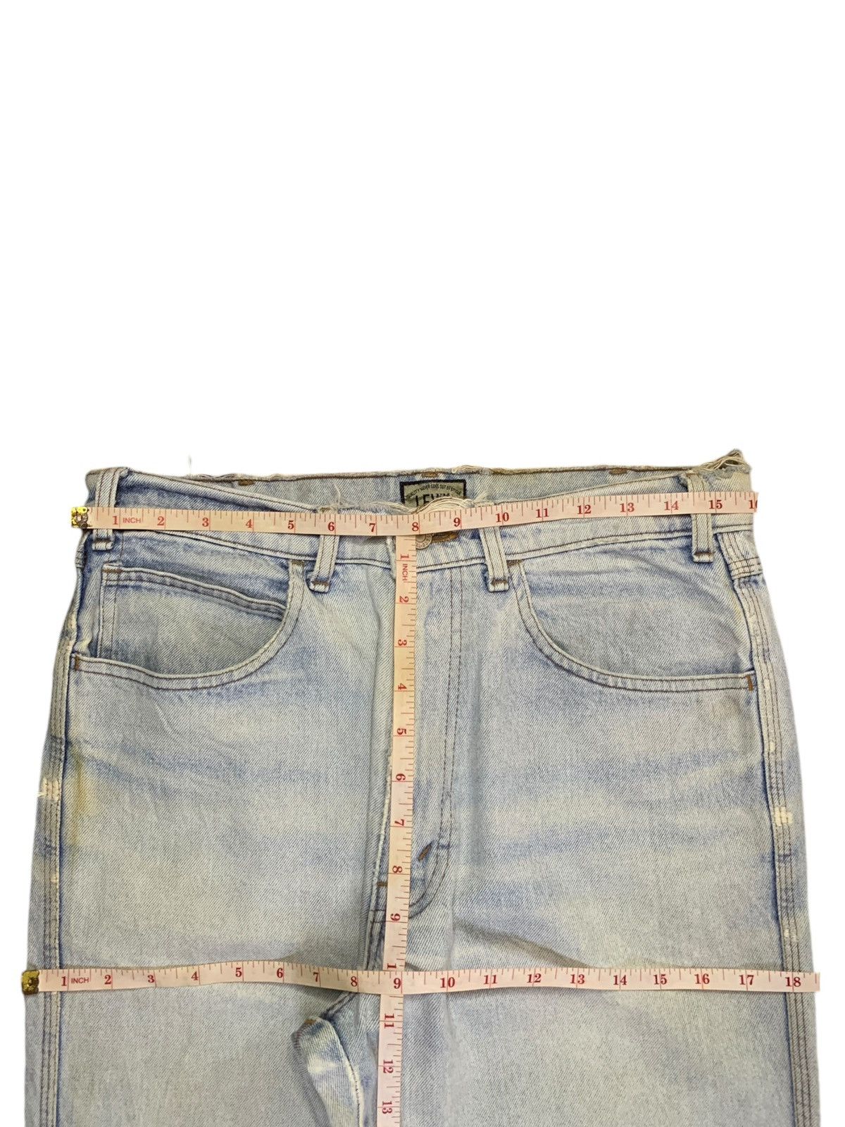 Levi's SALES🔥Vintage 90s Levis Signature Light Wash Distress Jeans Size US 32 / EU 48 - 12 Thumbnail