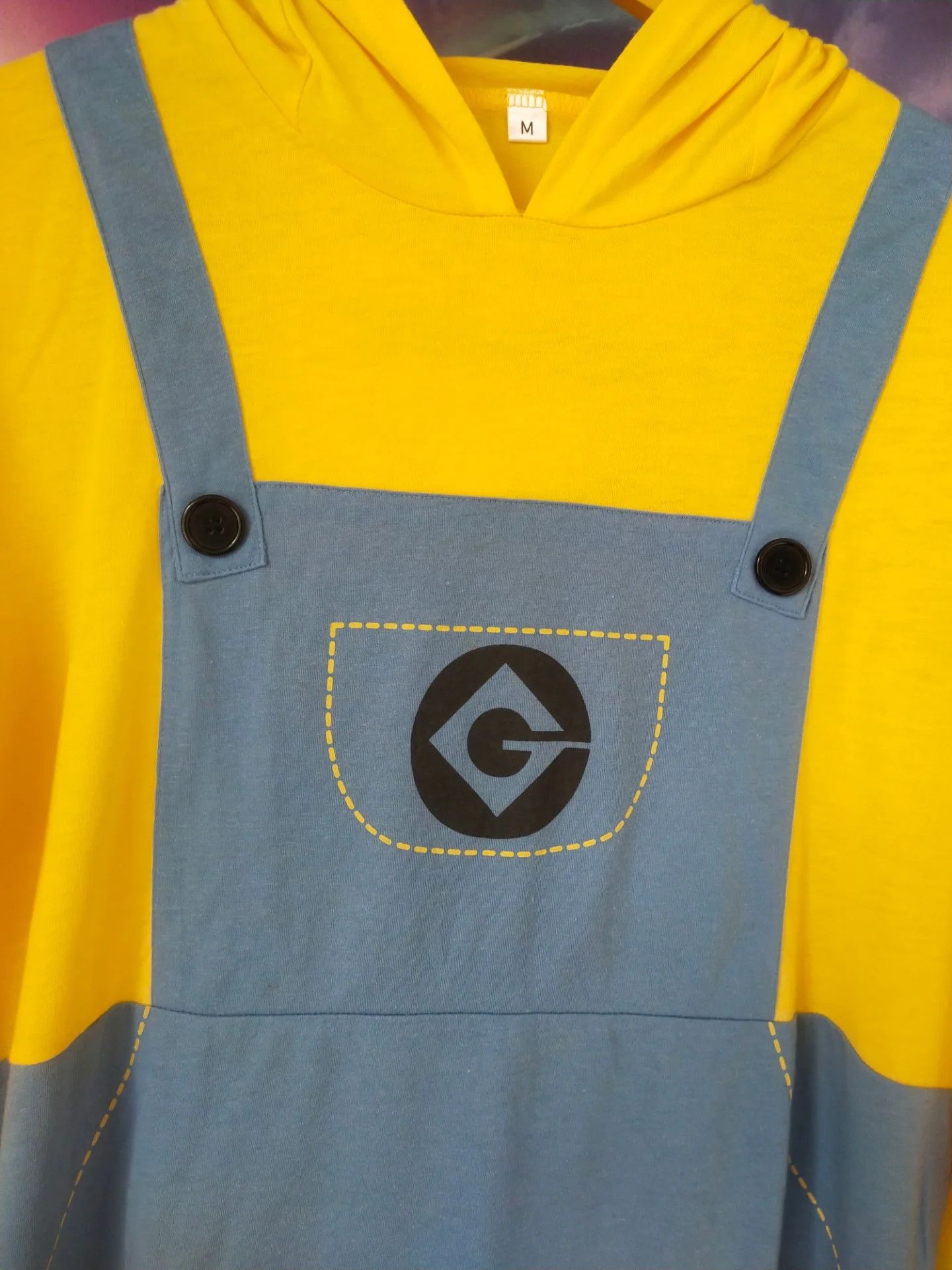 Cartoon Network Despicable Me Minions Costume Cartoon Animation Hooded Shirt Size US M / EU 48-50 / 2 - 2 Thumbnail