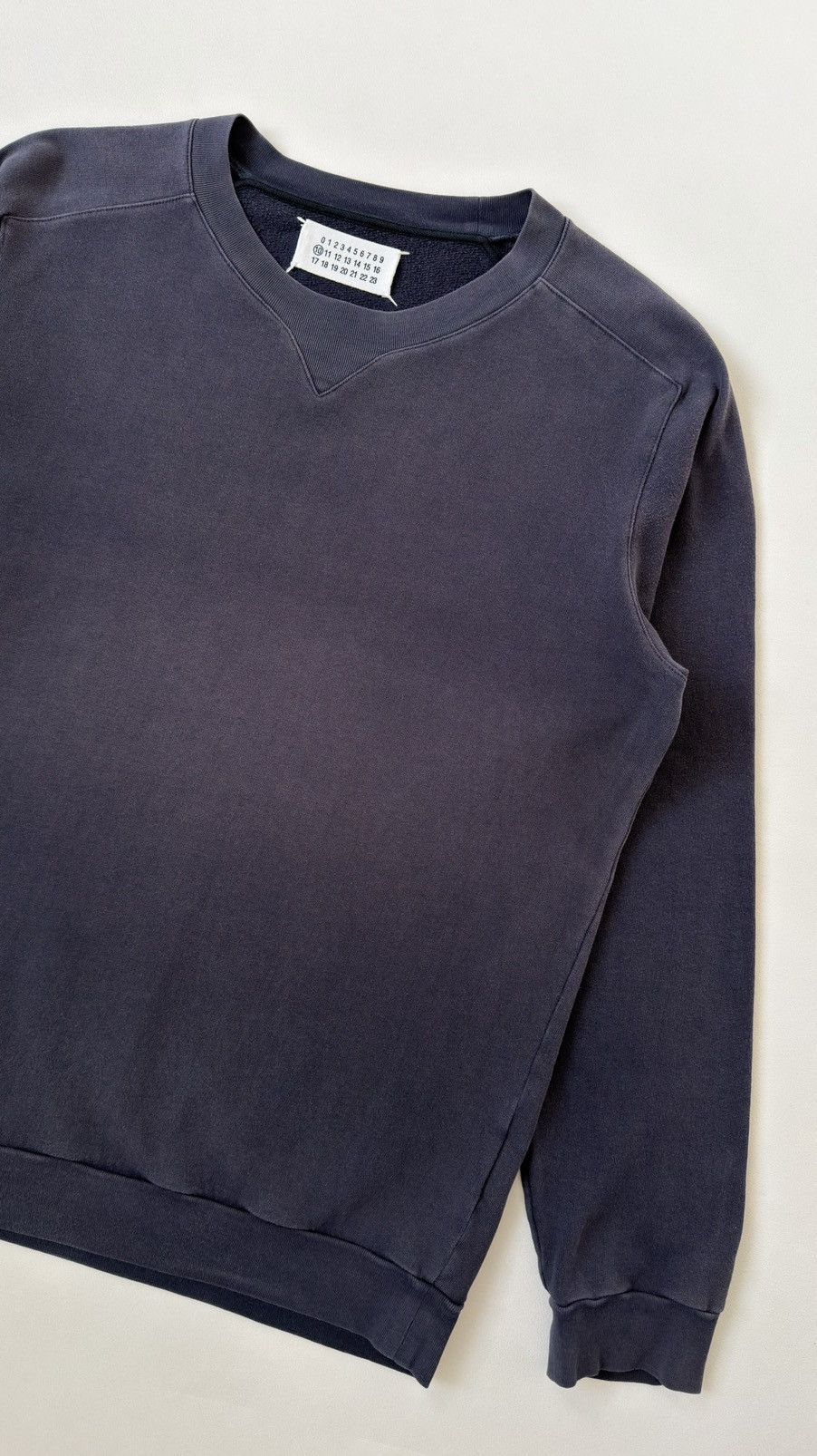Maison Margiela S/S 10 ‘Faded’ Blue Cotton Sweat Shirt Size US M / EU 48-50 / 2 - 6 Thumbnail
