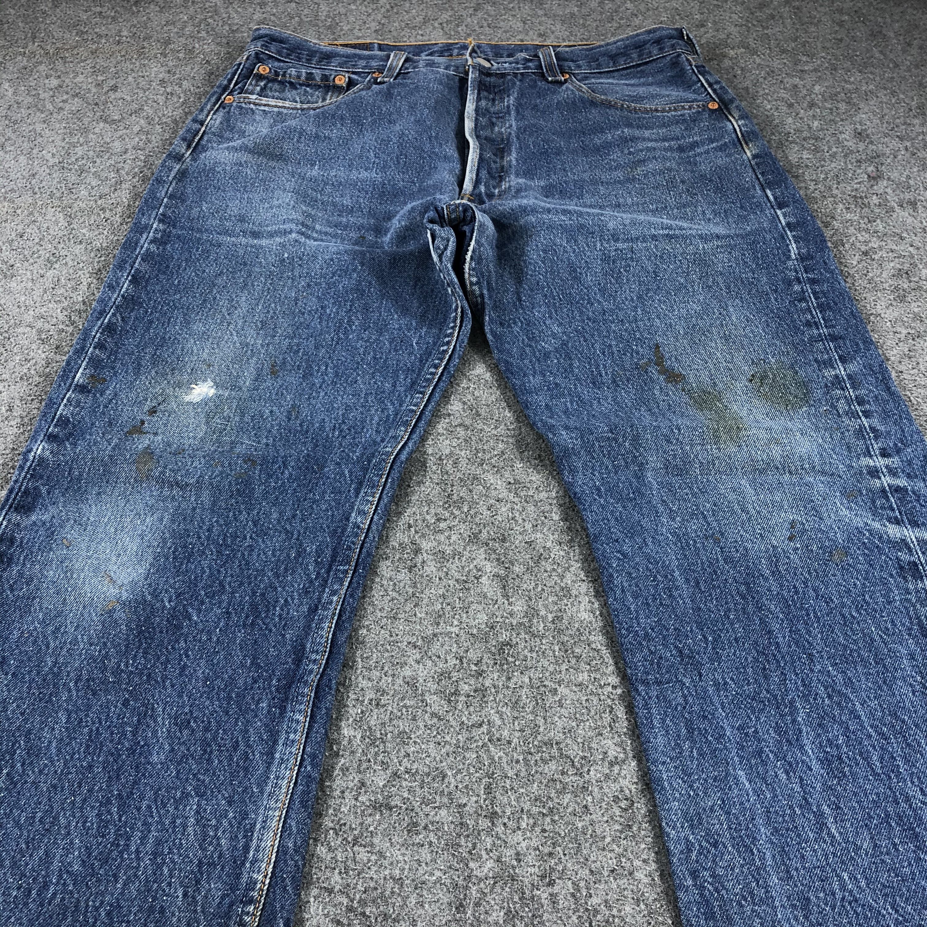 Levi's × Vintage Vintage 90s Levis 501 xx Denim Jeans-JM899 Size US 33 - 3 Thumbnail