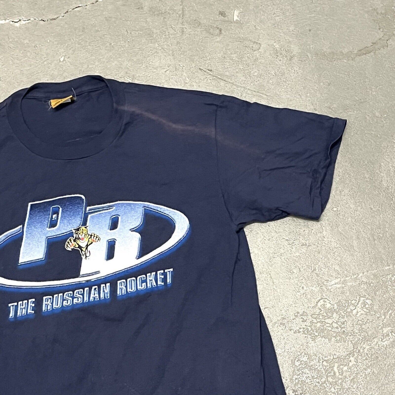 Nutmeg VTG 1990’s Nutmeg Mills Pavel Bure Graphic T-shirt Medium Size US M / EU 48-50 / 2 - 5 Thumbnail