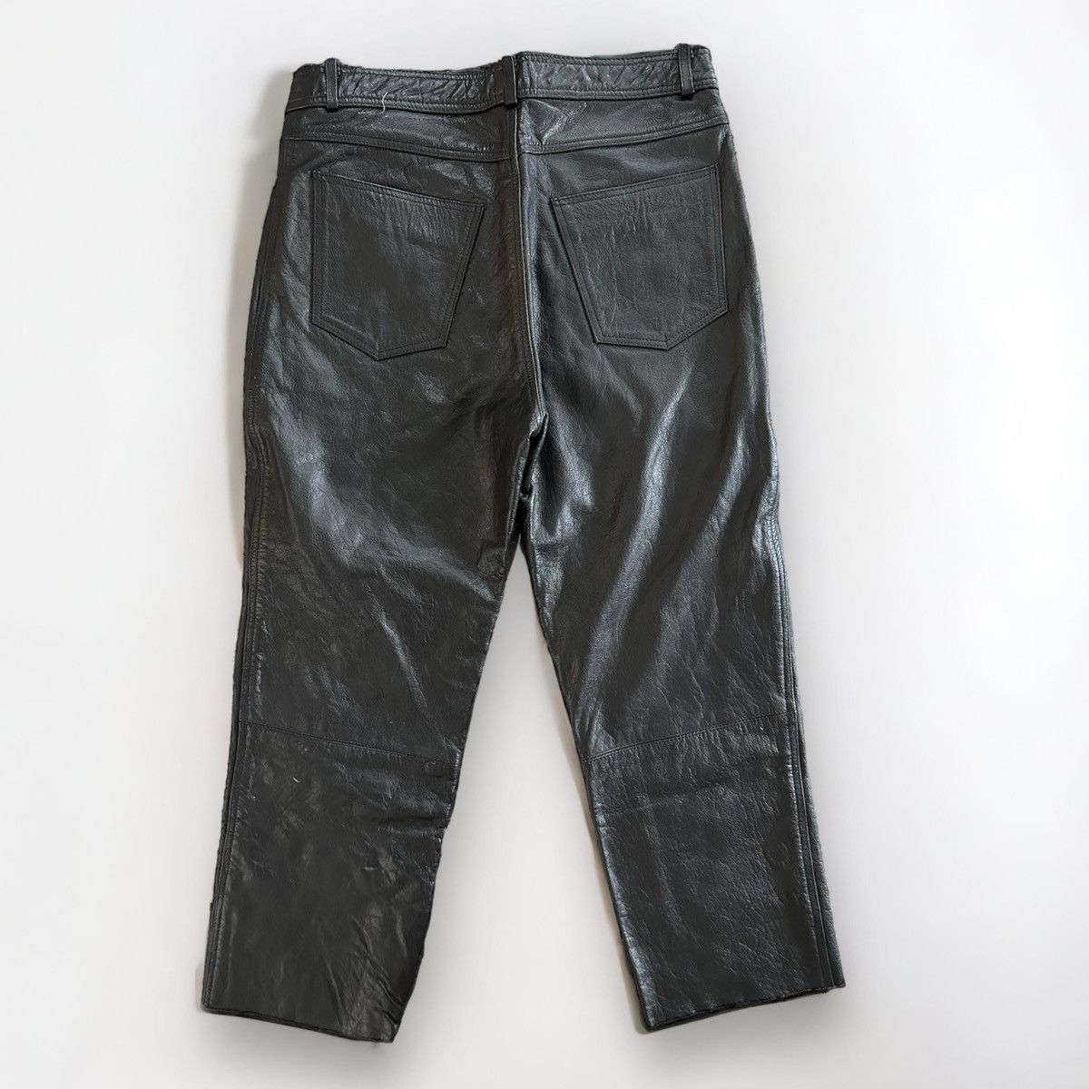Leather Leather baggy jeans Size US 34 / EU 50 - 2 Thumbnail