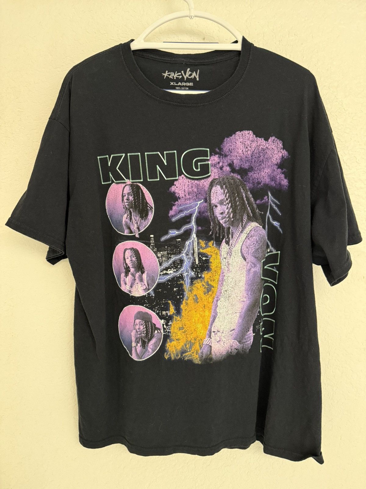 Rap Tees King Von x Rap Tees Size US XL / EU 56 / 4 - 1 Thumbnail