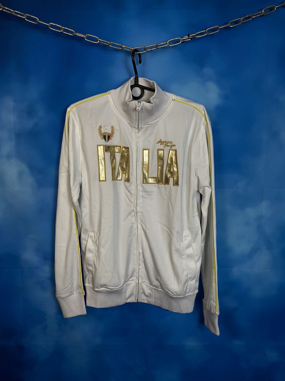 Vintage ❗️Italy golden logo light jacket jersey Size US M / EU 48-50 / 2 - 1 Thumbnail