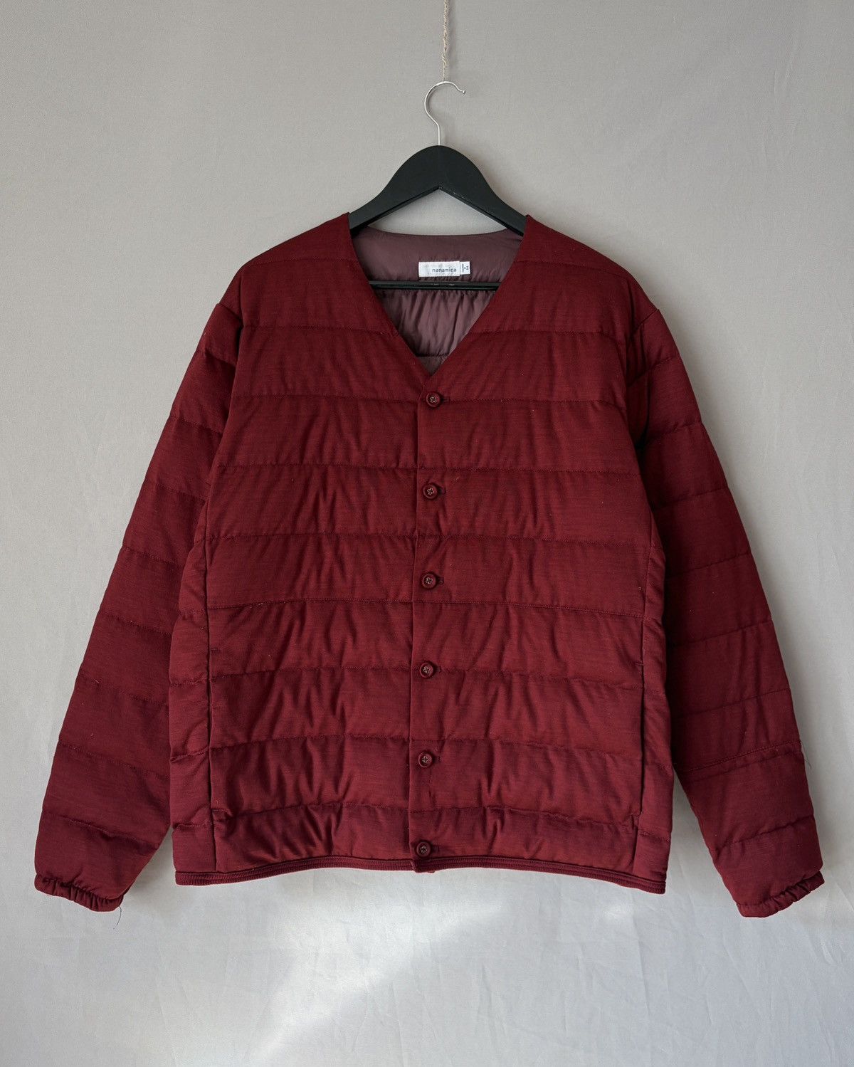 Nanamica nanamica Wool Down Red Cardigan Size US M / EU 48-50 / 2 - 1 Thumbnail