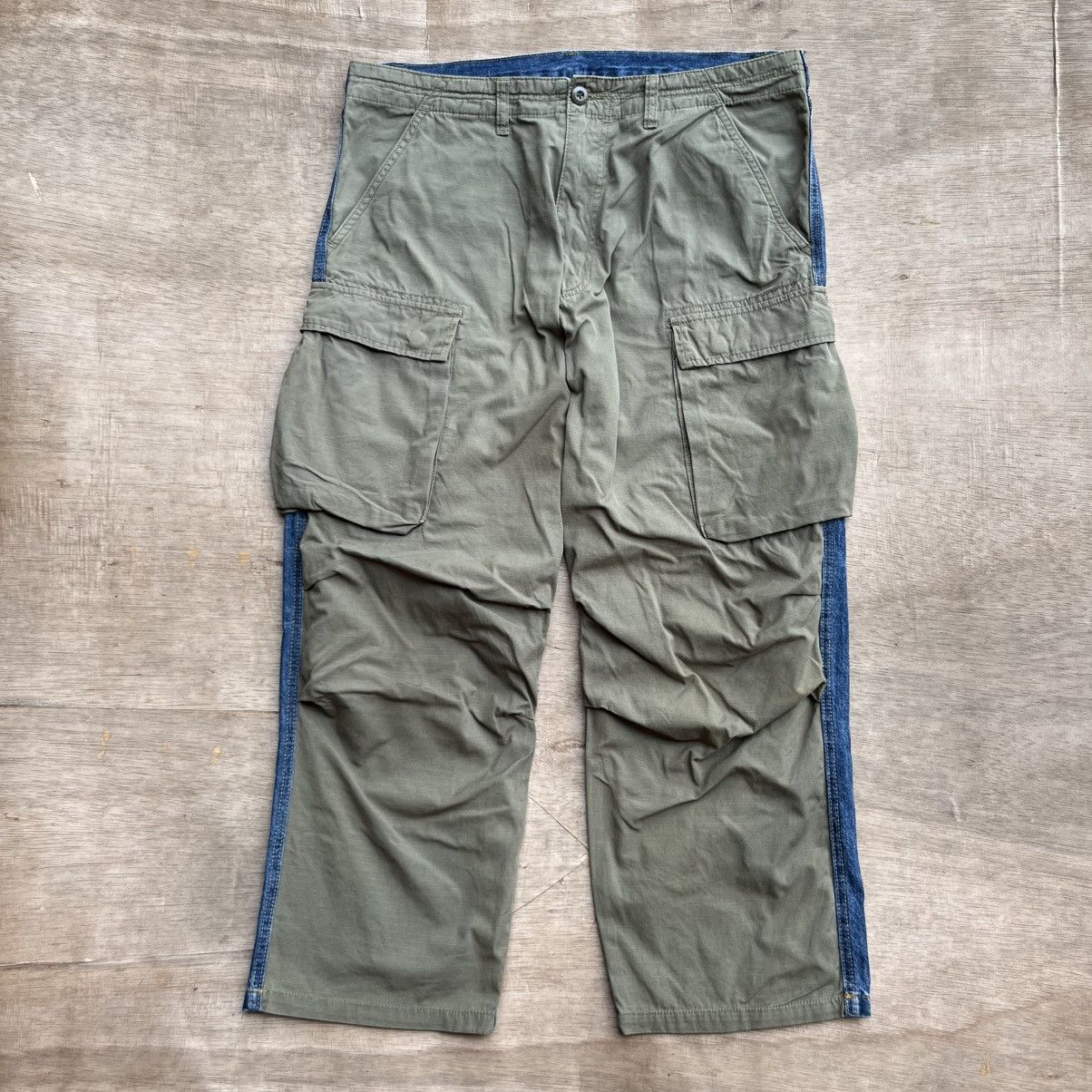 Undercover MADNESS CARGO MIX RIPSTOP & DENIM 2 TONE Size US 36 / EU 52 - 1 Thumbnail