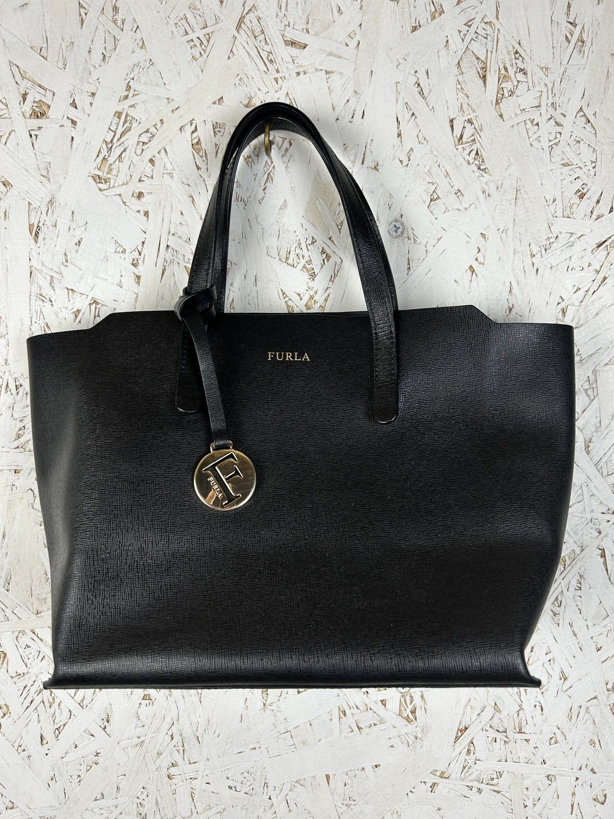 Furla Furla Leather Handbag Tote Bag In Black Size ONE SIZE - 1 Thumbnail