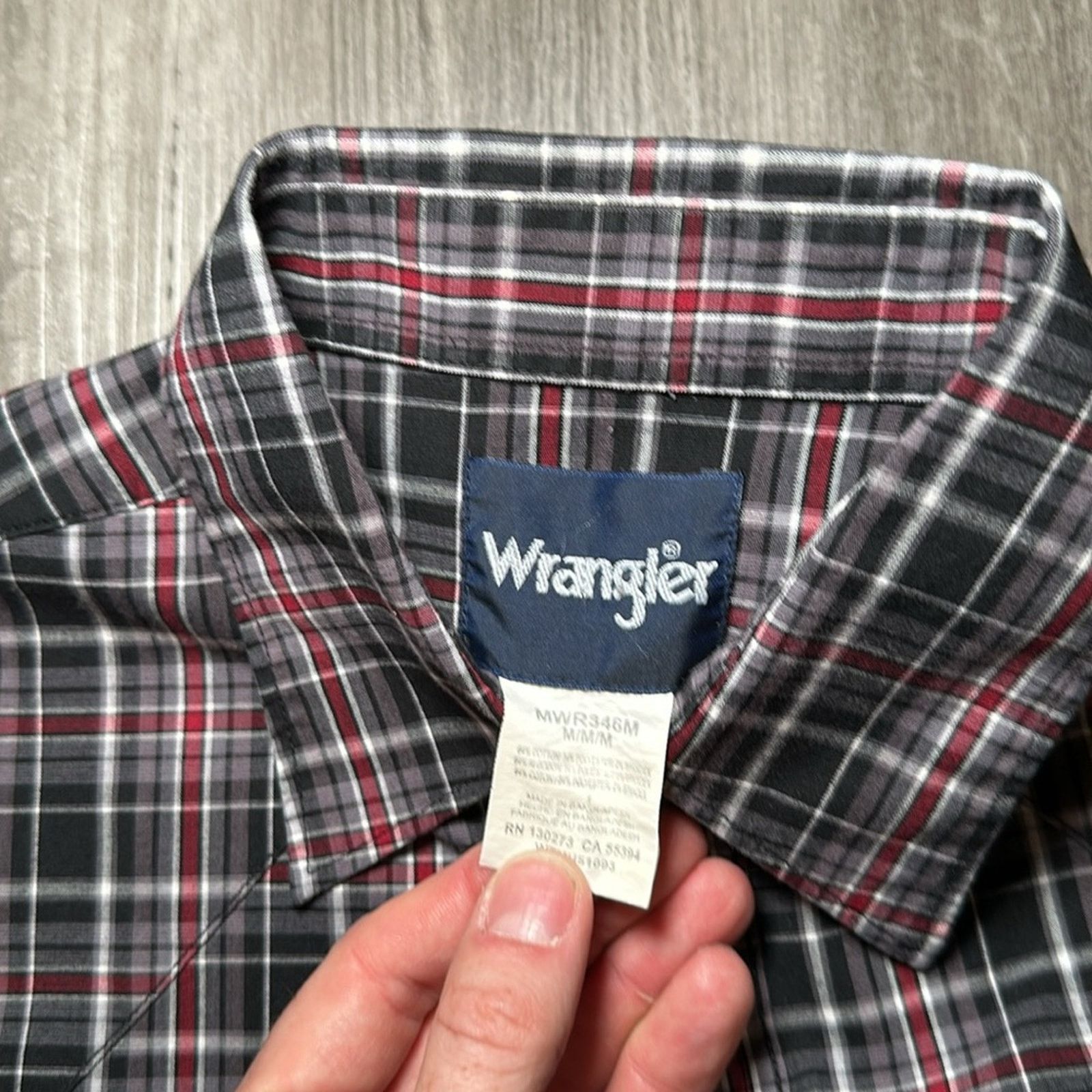 Wrangler Wrangler Western Long Sleeve Pearl Snap Button - Medium Size US M / EU 48-50 / 2 - 7 Thumbnail