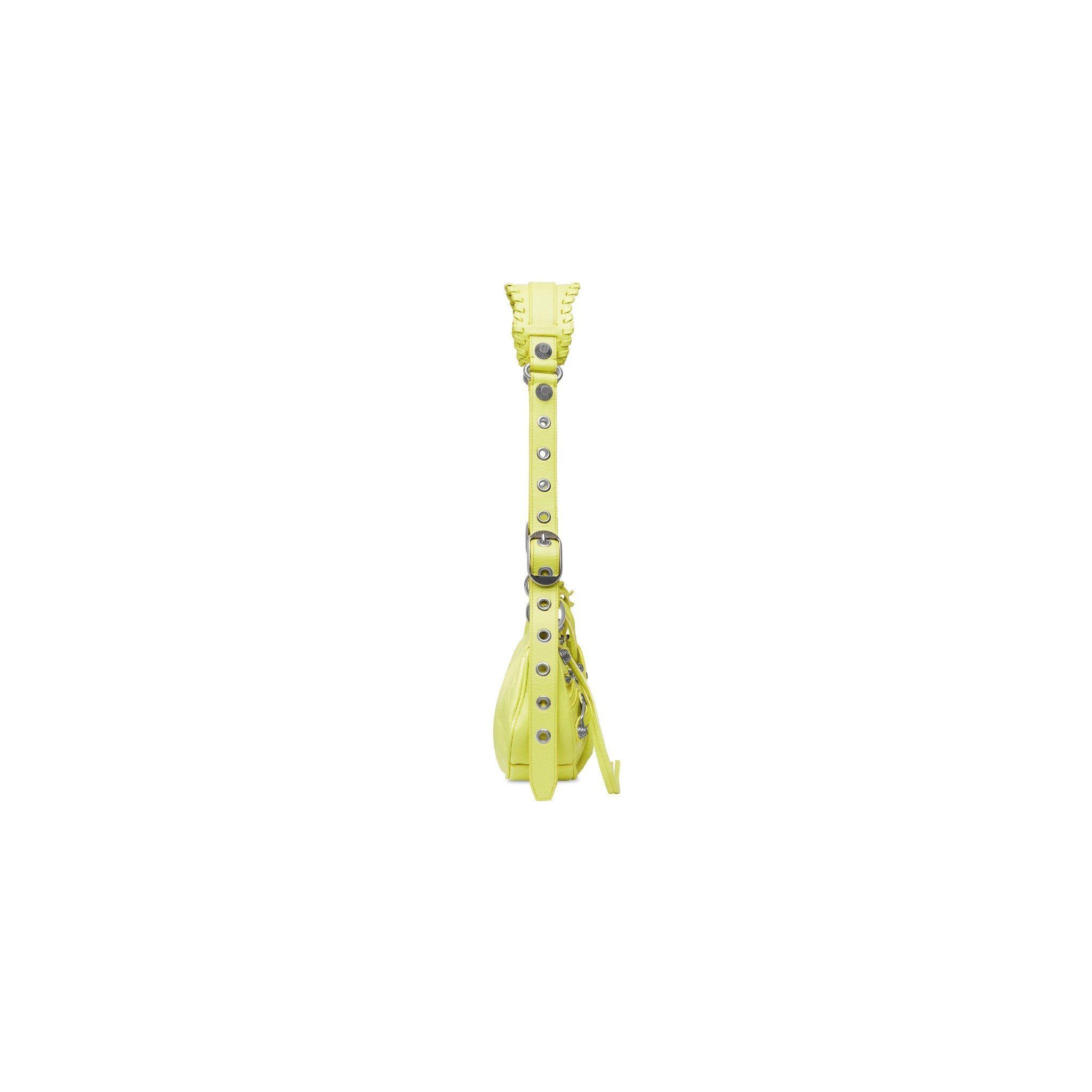 Balenciaga o1mt1gz0125 Size: OS / Le Cagole XS Shoulder Bag in Yellow Size ONE SIZE - 4 Thumbnail