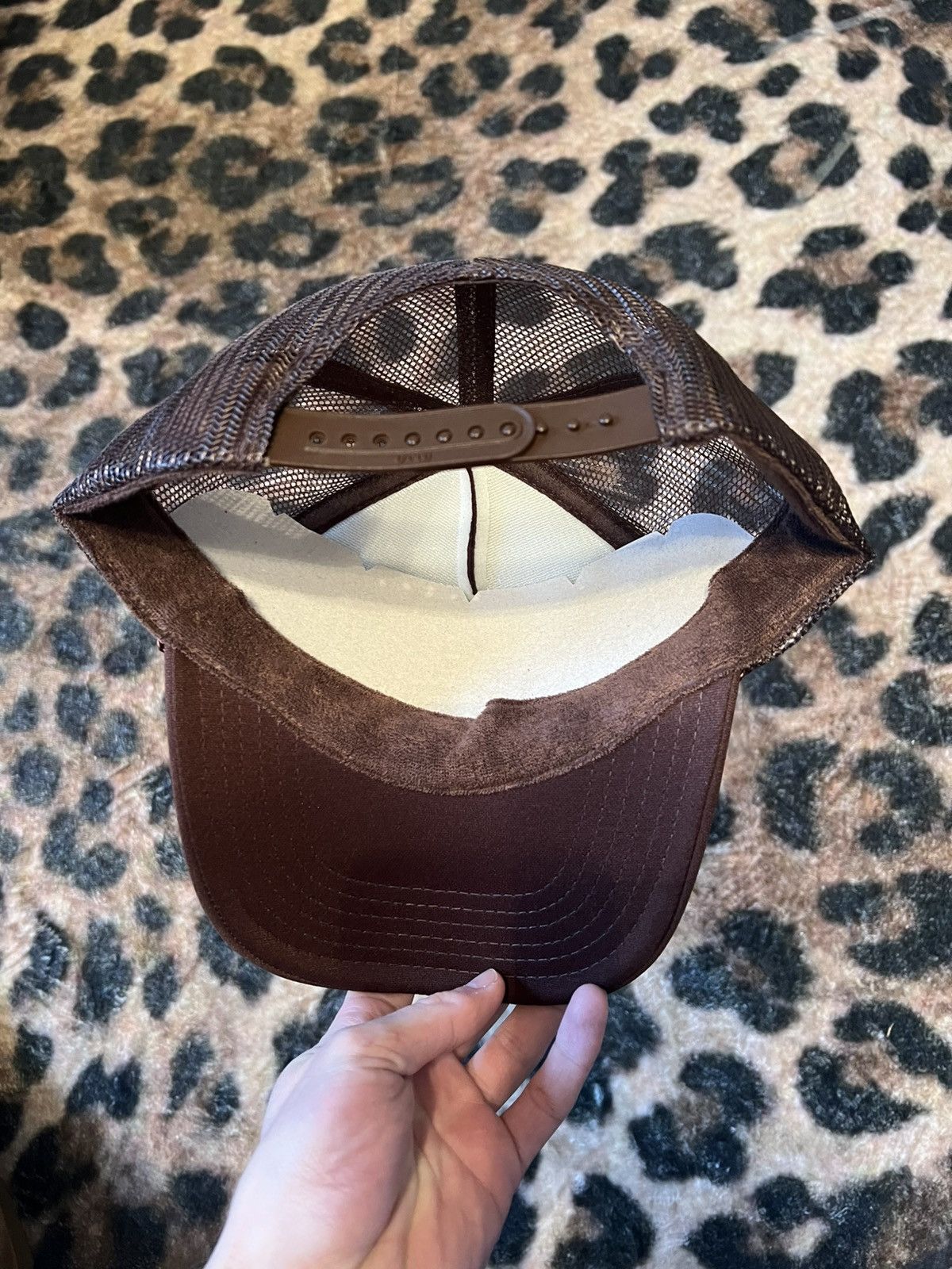 Vintage Arcane Club Trucker Hat Brown Puff Print Size ONE SIZE - 5 Thumbnail